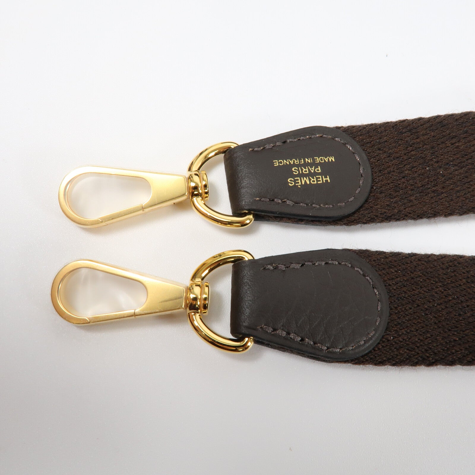 HERMES Clemence皮革Evelyne TPM肩背袋Ebene