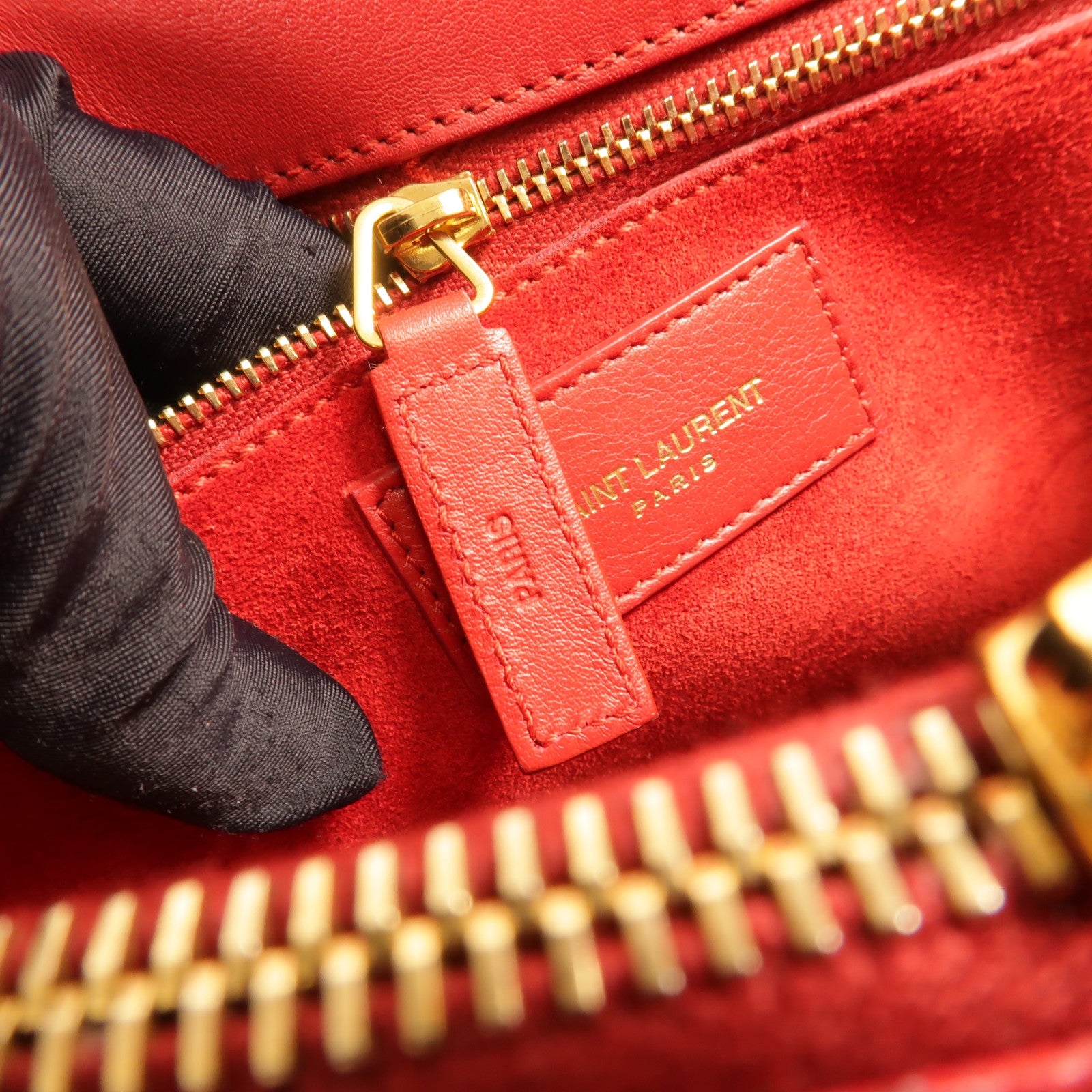 SAINT LAURENT 牛皮皮革Sac De Jour手挽肩背兩用袋