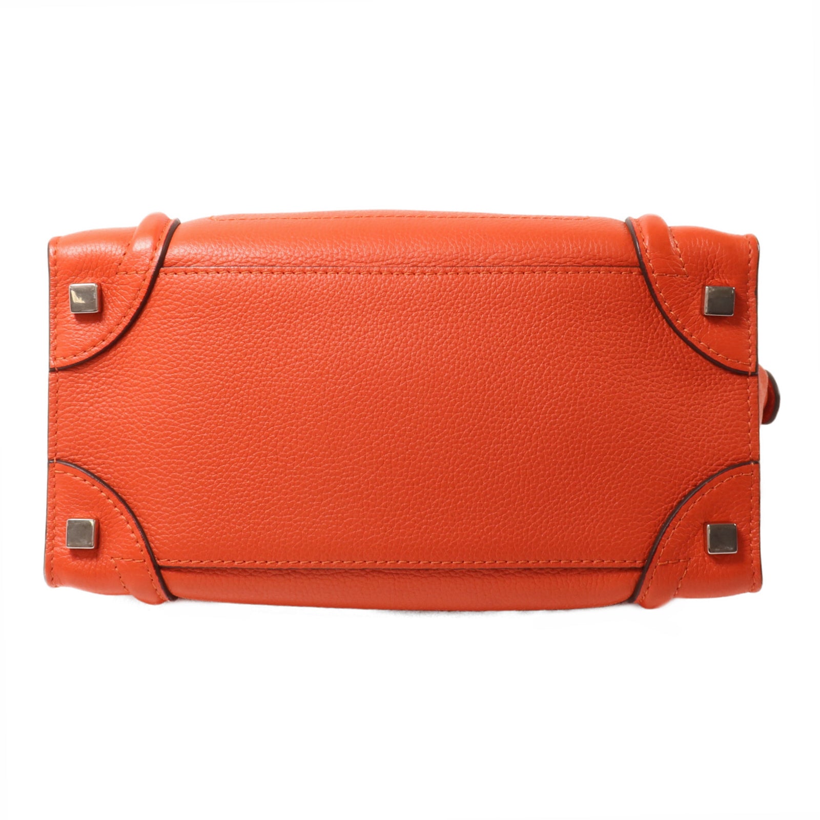 CELINE 牛皮皮革Micro Luggage手挽袋