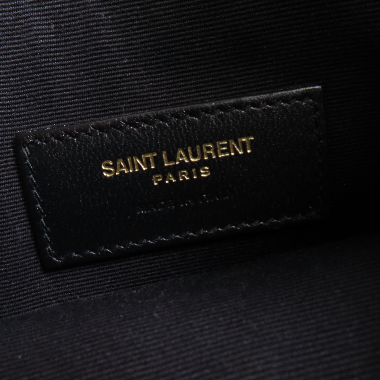 SAINT LAURENT 牛皮皮革Clutch金扣手拿包