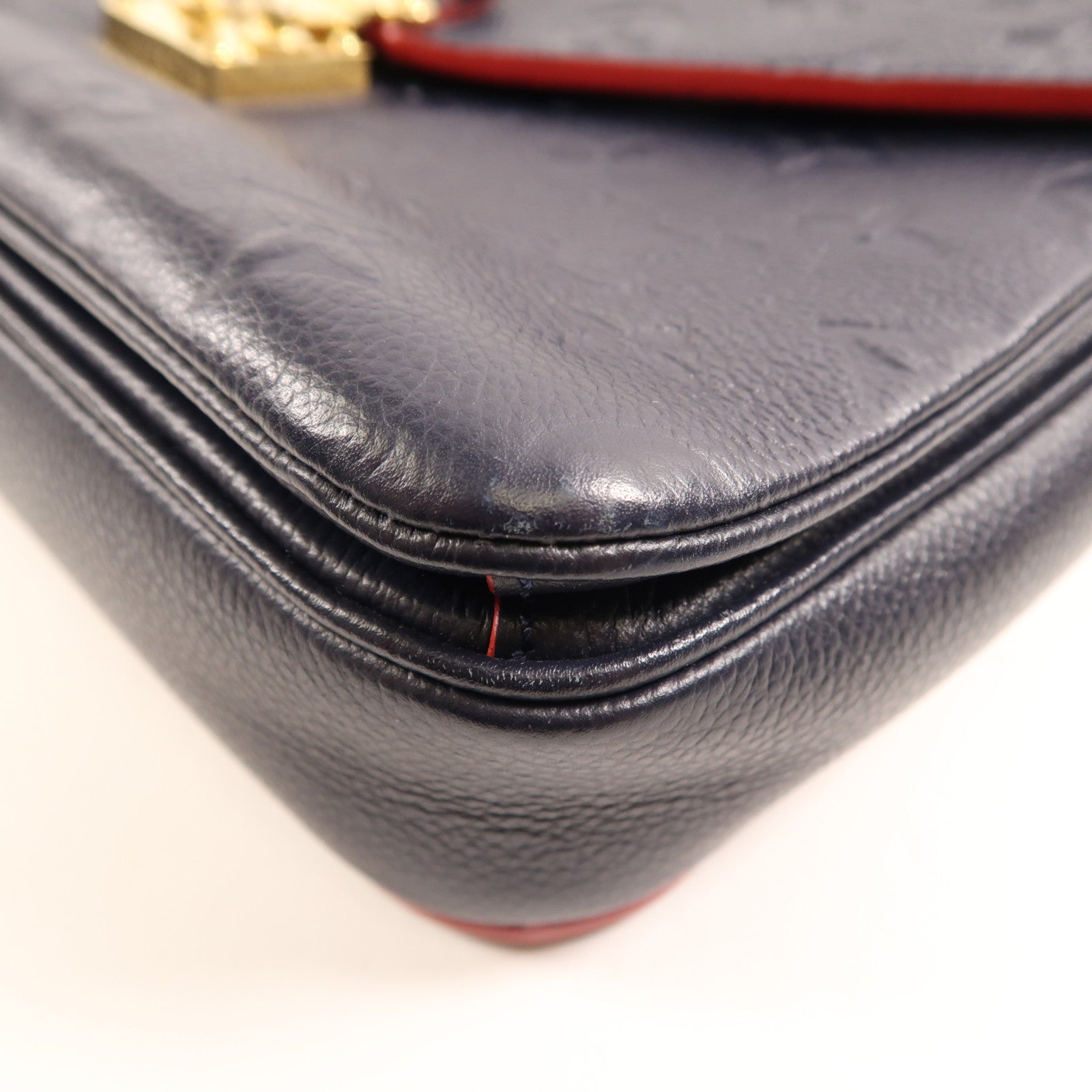 LOUIS VUITTON Monogram Empreinte Pochette Metis金扣手挽肩背兩用袋