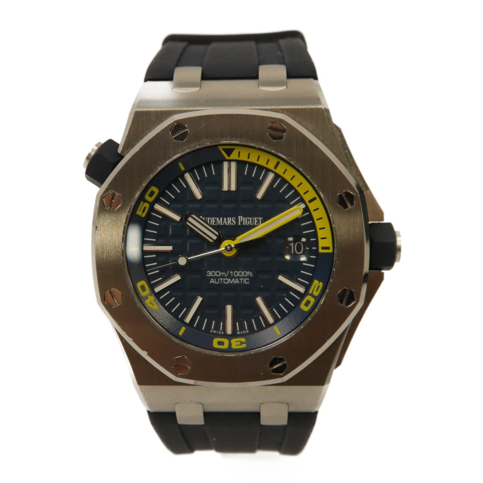 AUDEMARS PIGUET Royal Oak Offshore Diver不鏽鋼/橡膠手錶自動機芯深藍色