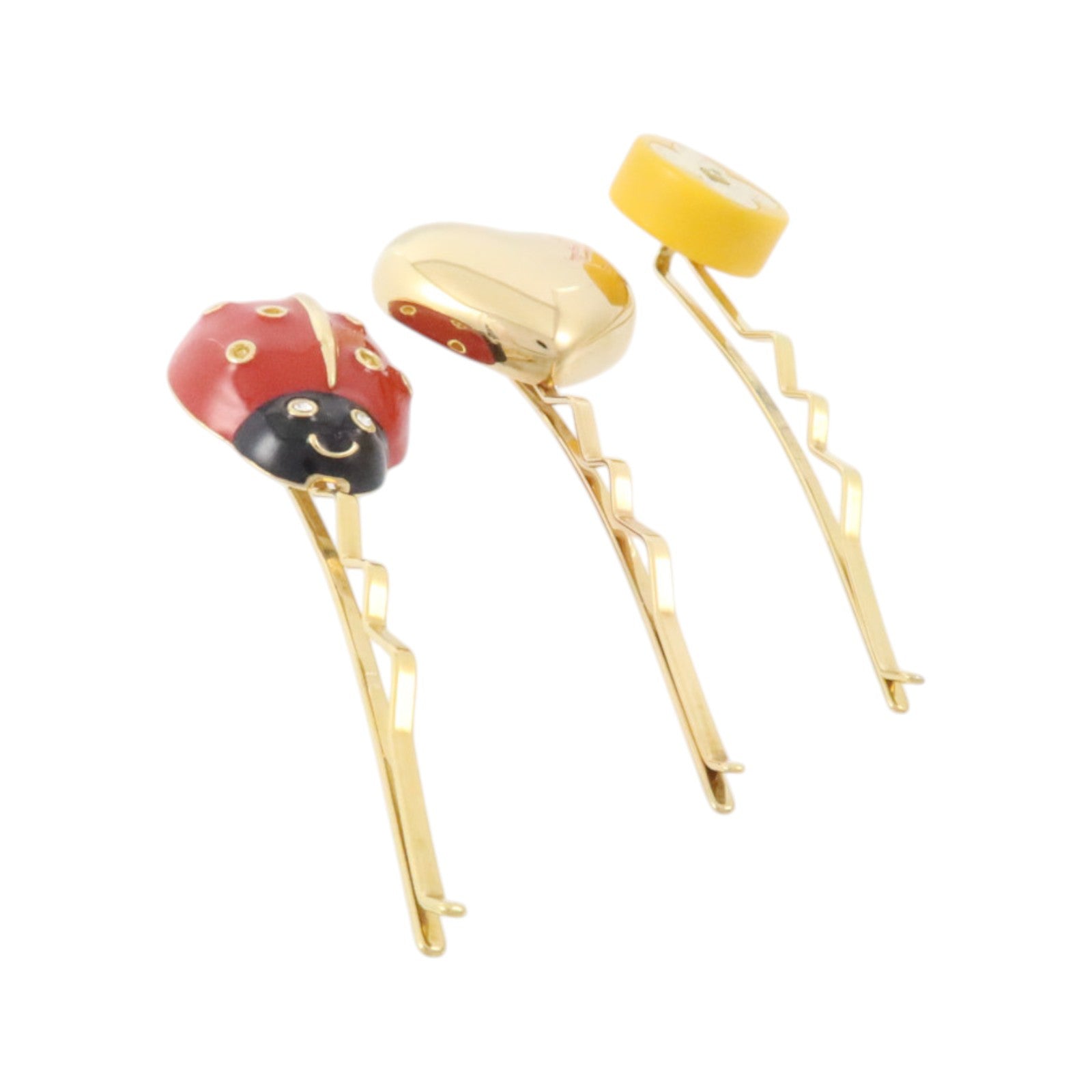 LOUIS VUITTON 金屬/琺瑯/PVC Hair Clip髮夾