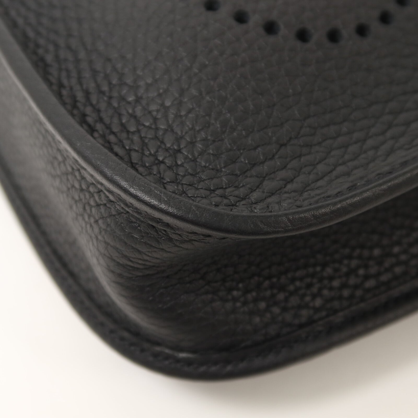 HERMES Clemence皮革Evelyne TPM肩背袋Noir