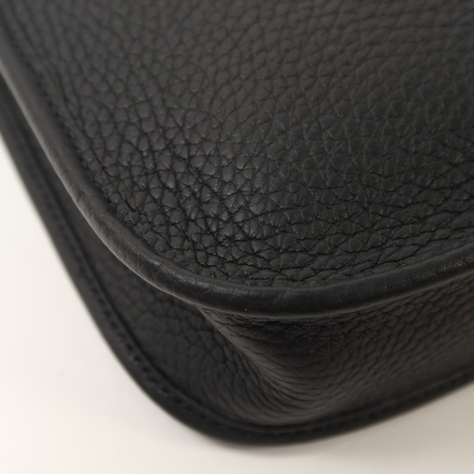 HERMES Clemence皮革Evelyne TPM肩背袋Noir