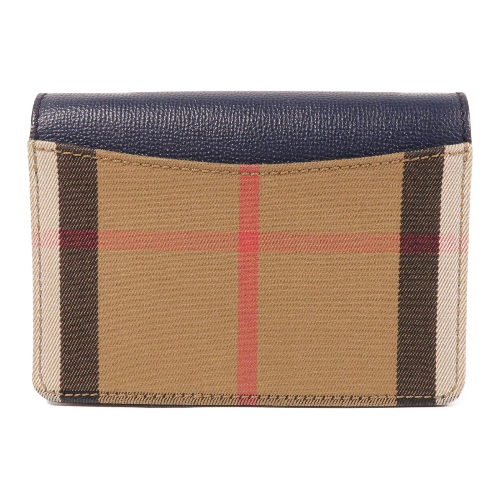 BURBERRY 牛皮皮革/帆布Shoulder Bag金扣肩背袋