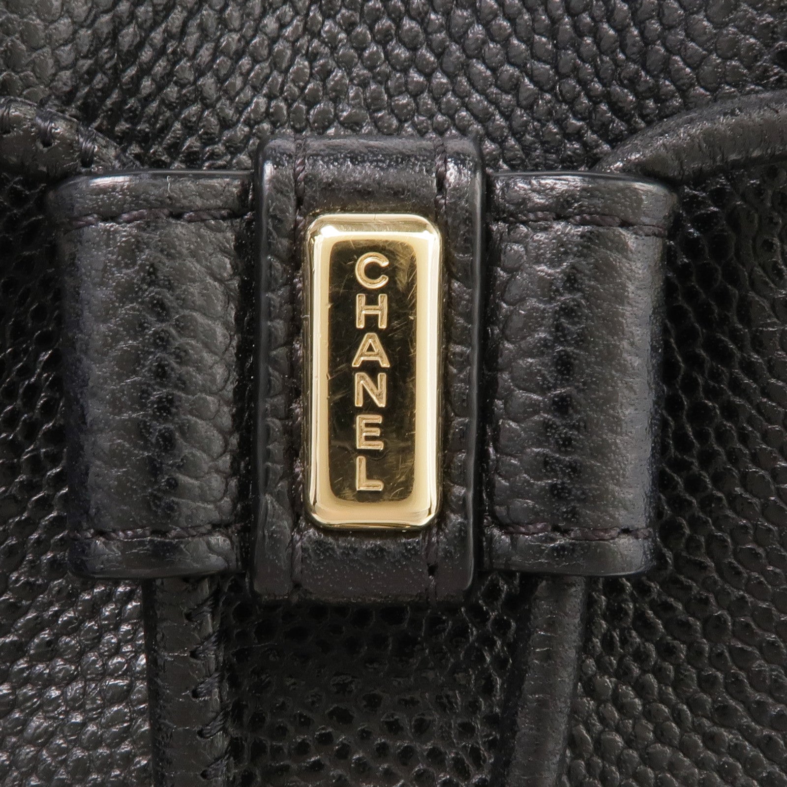 CHANEL 牛皮皮革Materasse Shoulder Bag金扣鏈帶肩背袋