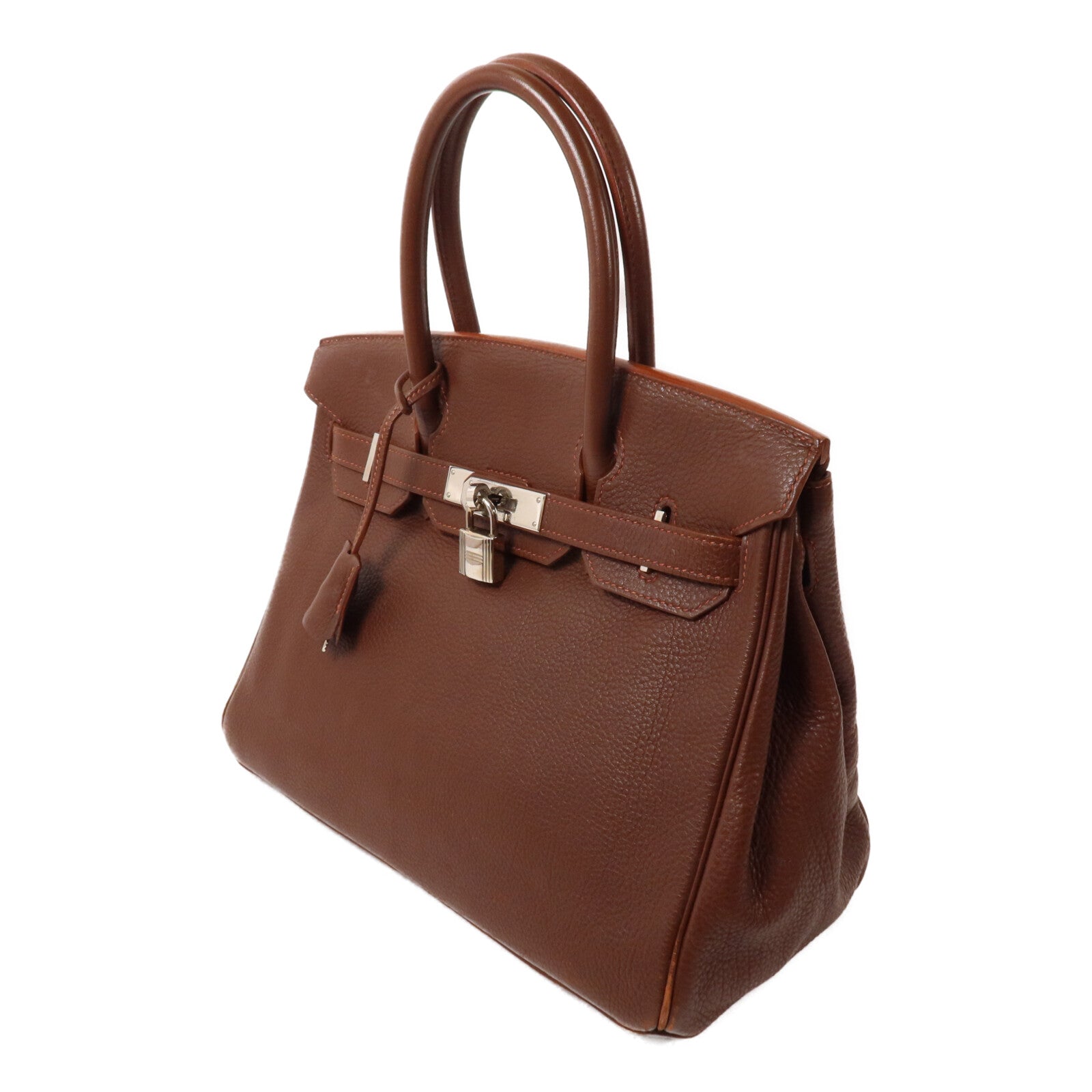HERMES Togo皮革Birkin 30手挽袋Noisette