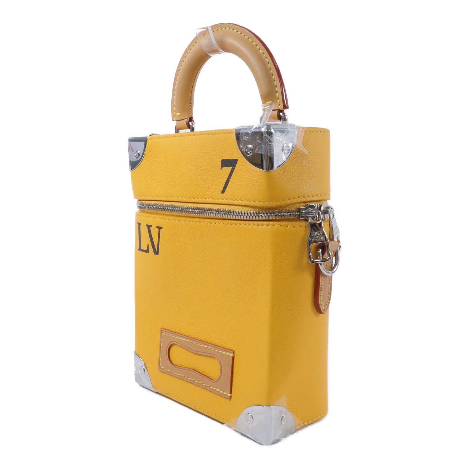 LOUIS VUITTON 牛皮皮革Vertical Box Trunk手挽肩背兩用袋