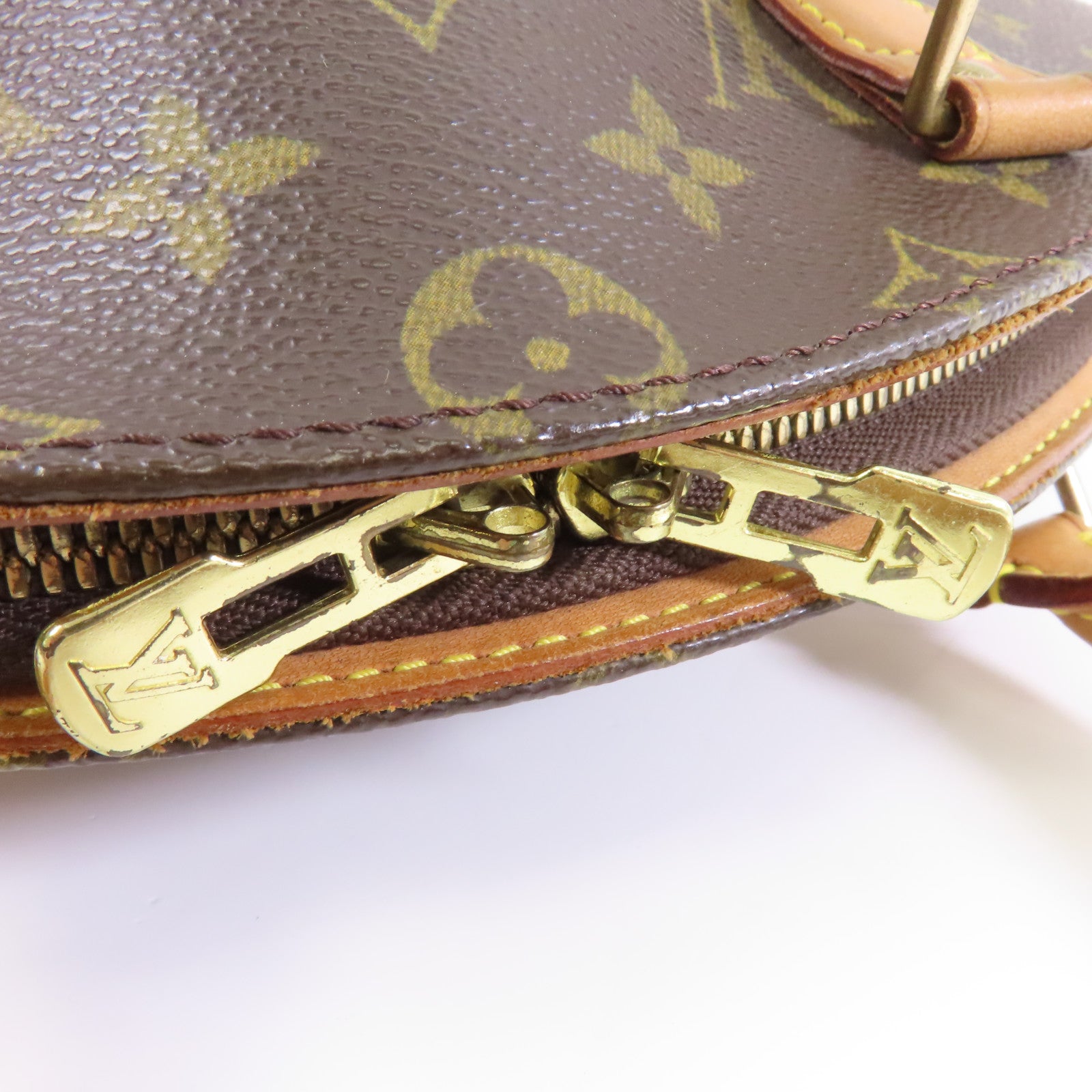 LOUIS VUITTON 【激減優惠】Monogram Ellipse MM金扣手挽袋啡色