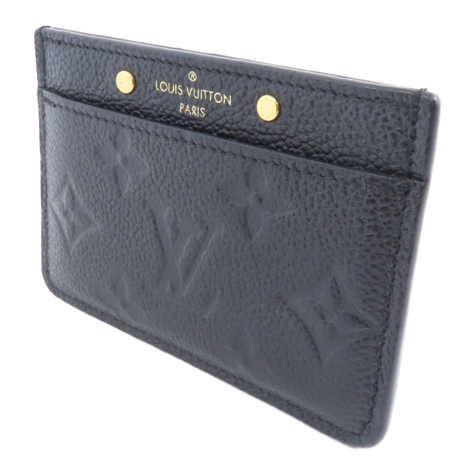 LOUIS VUITTON Monogram Empreinte Card Case卡片套黑色