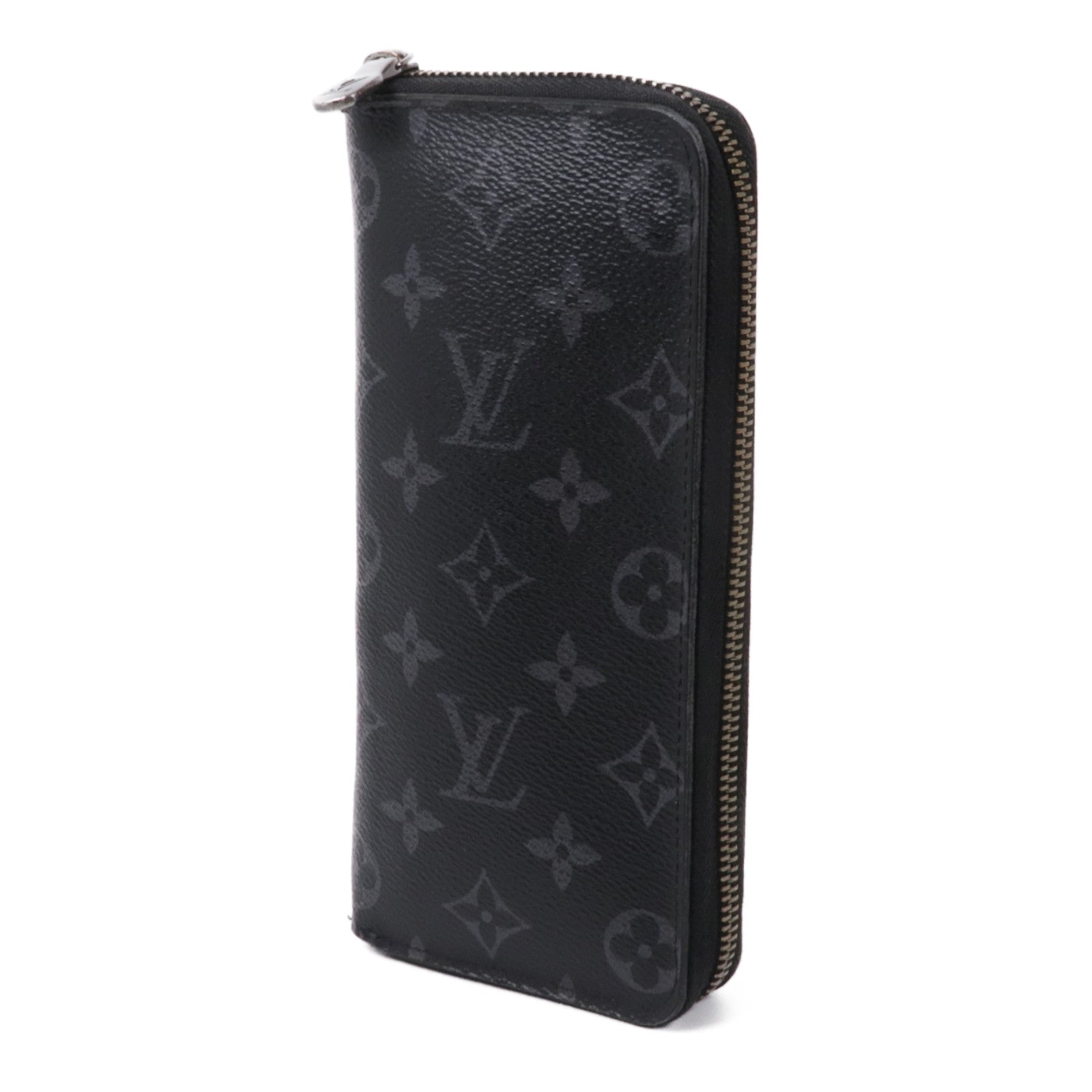 LOUIS VUITTON LV Zippy Wallet Vertical Long Wallet M62295 Monogram Eclipse
