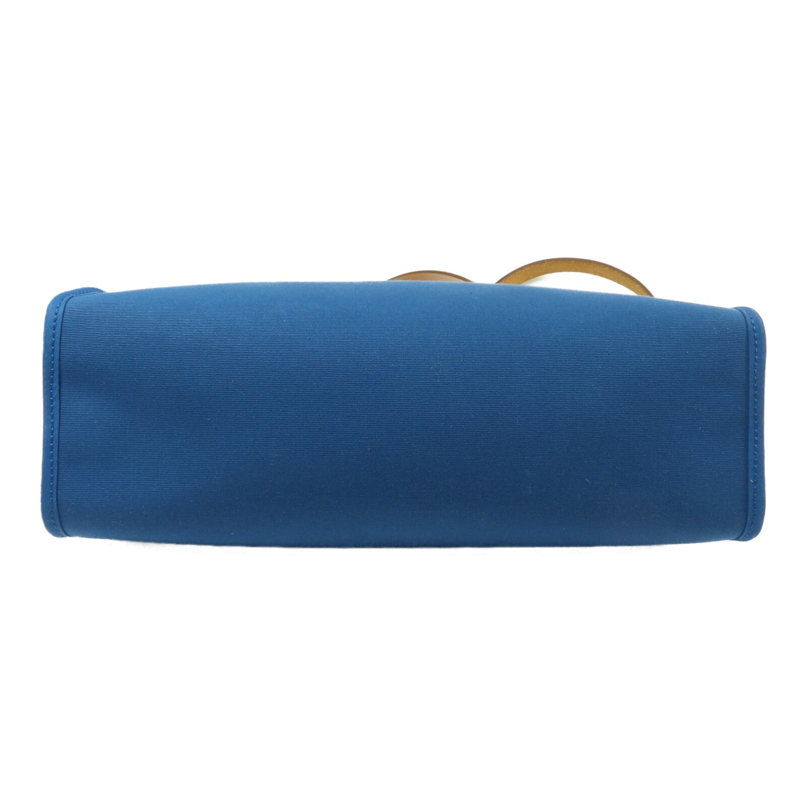 HERMES Toile H/帆布Herbag PM手挽肩背兩用袋Bleu Izmir