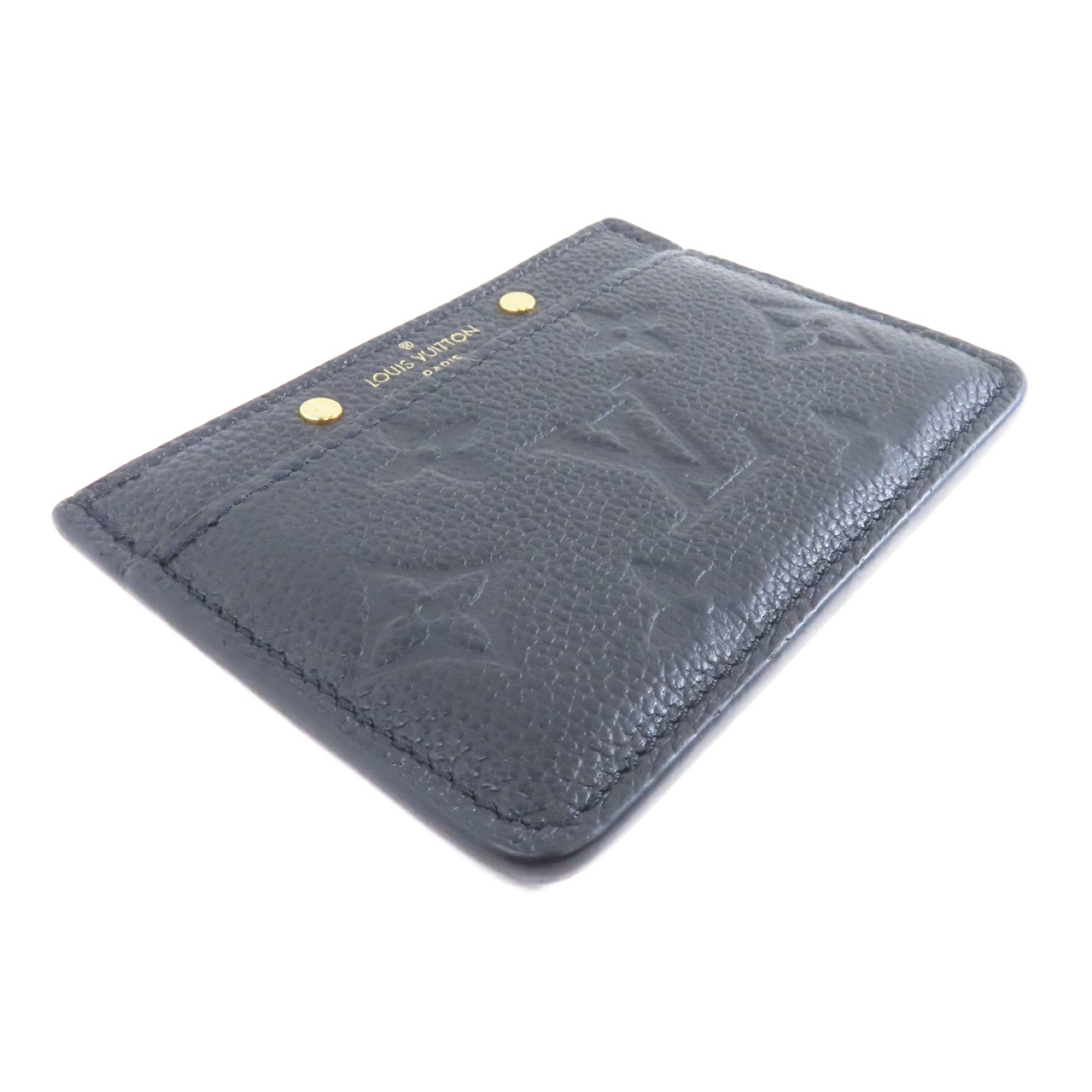 LOUIS VUITTON Monogram Empreinte Card Case卡片套黑色