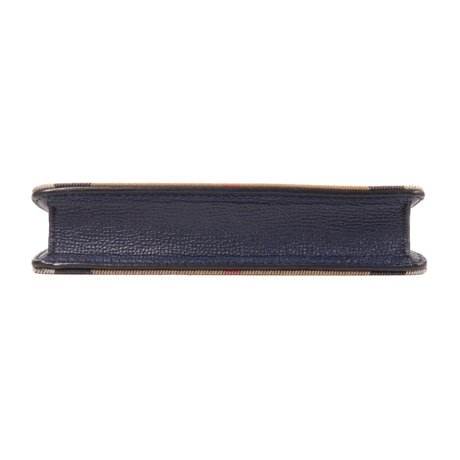 BURBERRY 牛皮皮革/帆布Shoulder Bag金扣肩背袋