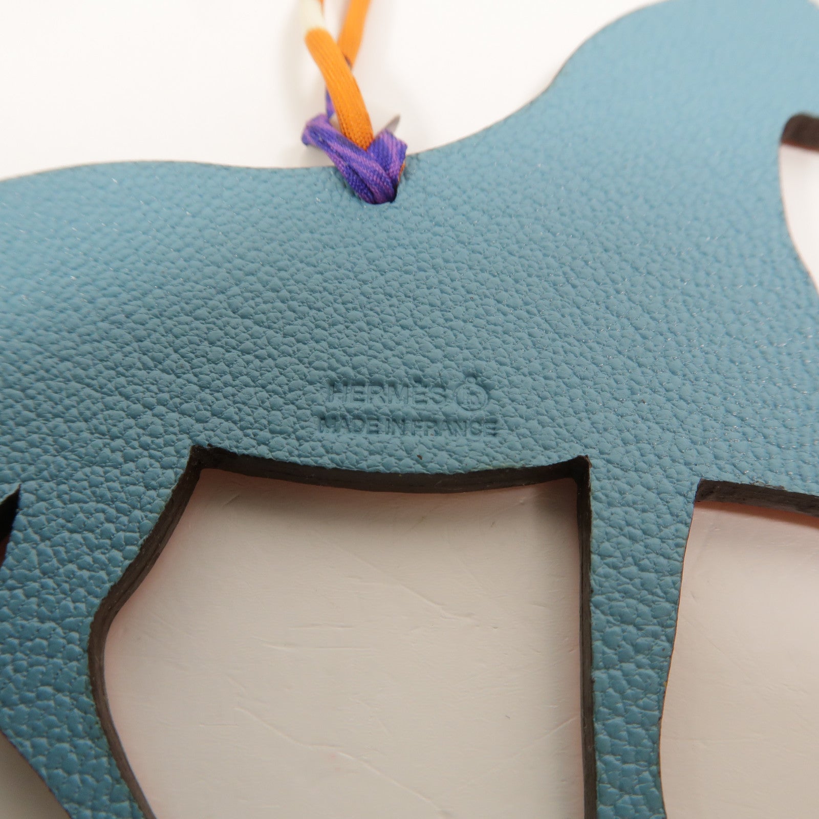 HERMES Togo/Chevre皮革Petit H Horse Charm掛飾