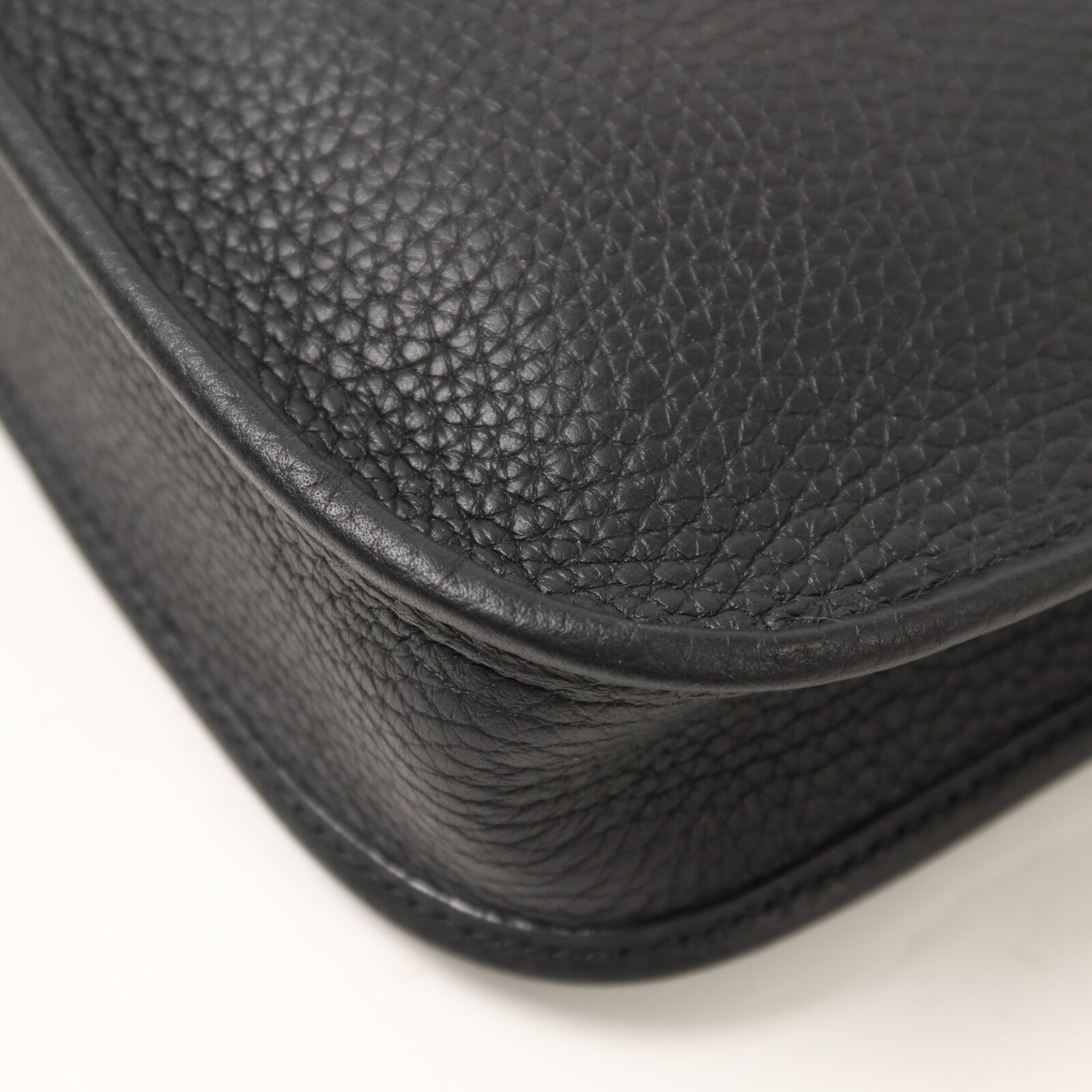 HERMES Clemence皮革Evelyne TPM肩背袋Noir