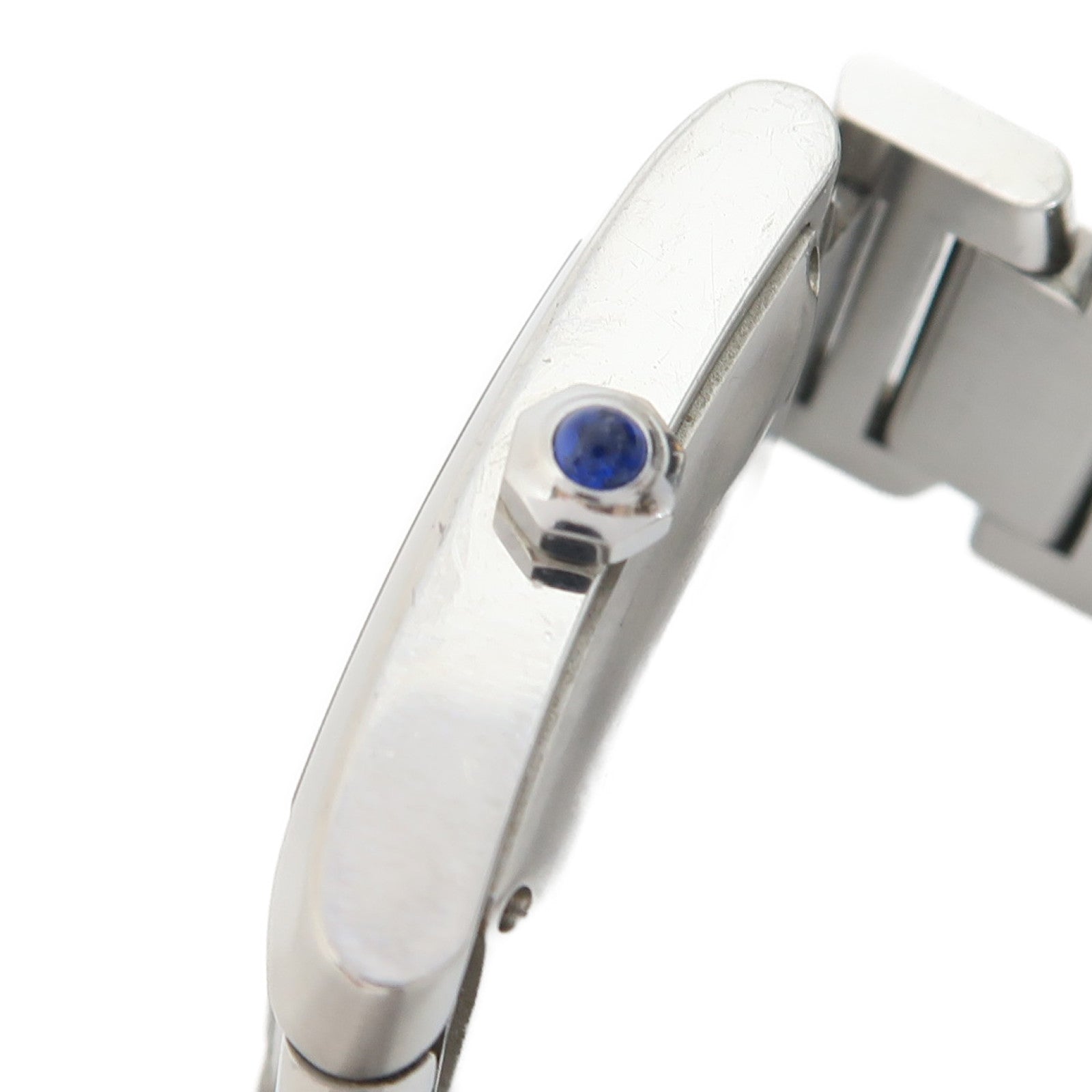 CARTIER Tank Francaise不鏽鋼手錶自動機芯銀色
