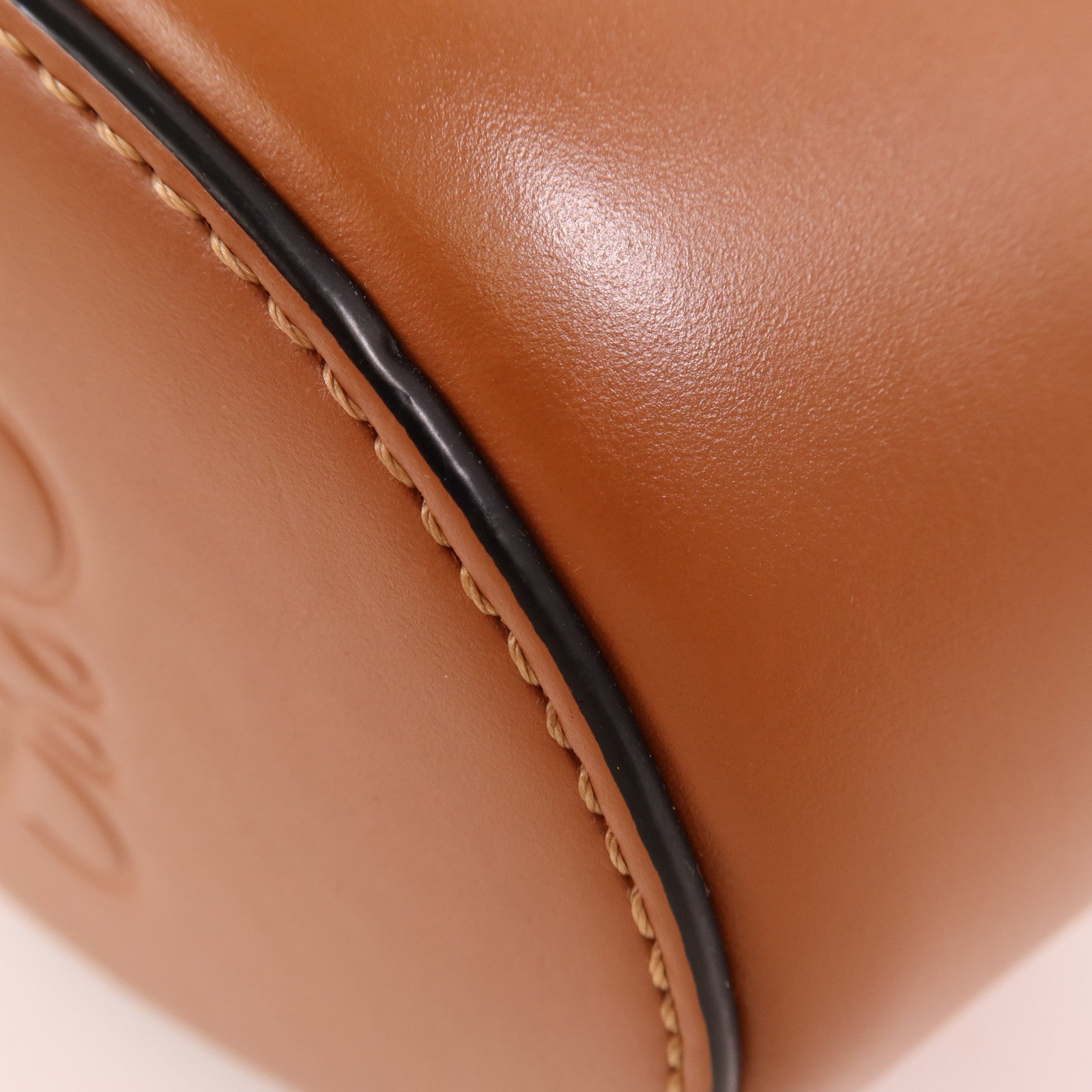 LOEWE 帆布/牛皮皮革Mini Balloon金扣手挽肩背兩用袋