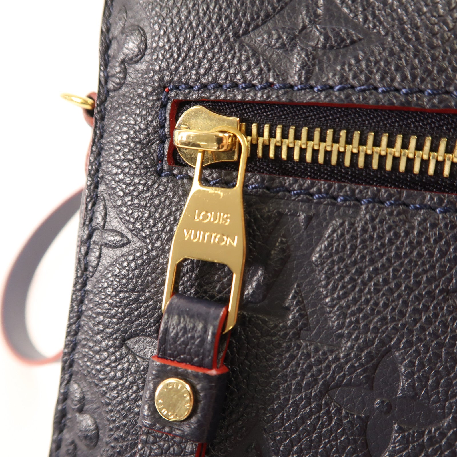 LOUIS VUITTON Monogram Empreinte Pochette Metis金扣手挽肩背兩用袋