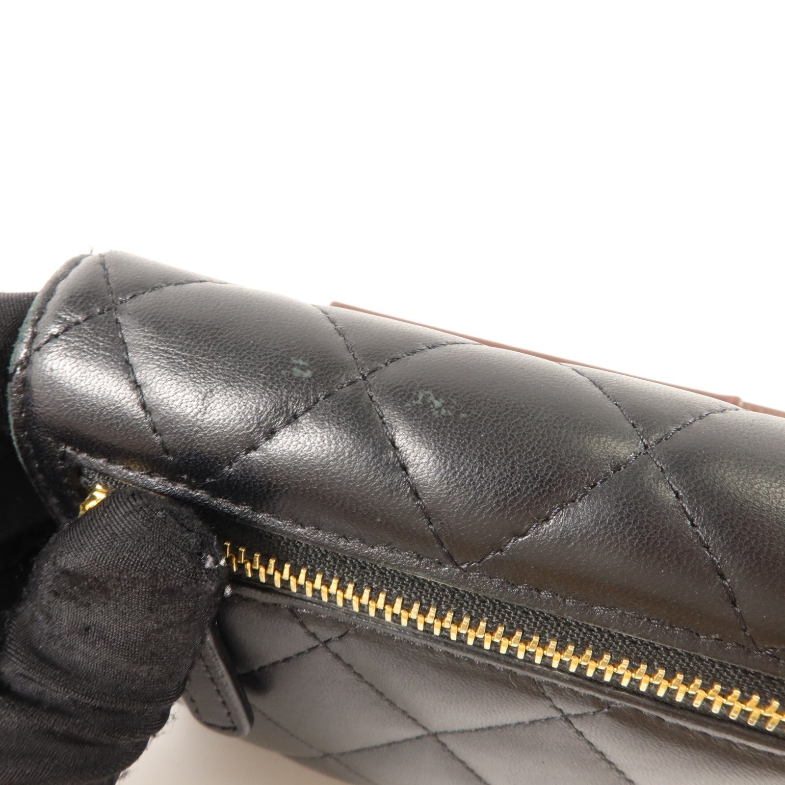 CHANEL 羊皮皮革Classic Small Flap Wallet金扣錢包