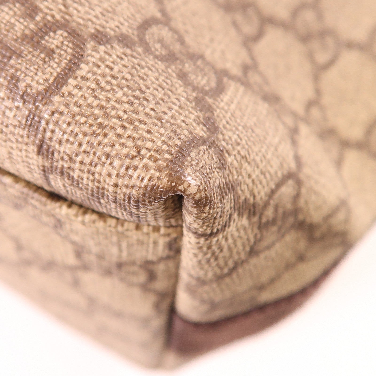 GUCCI 【激減優惠】塗層帆布Messenger銀扣肩背袋