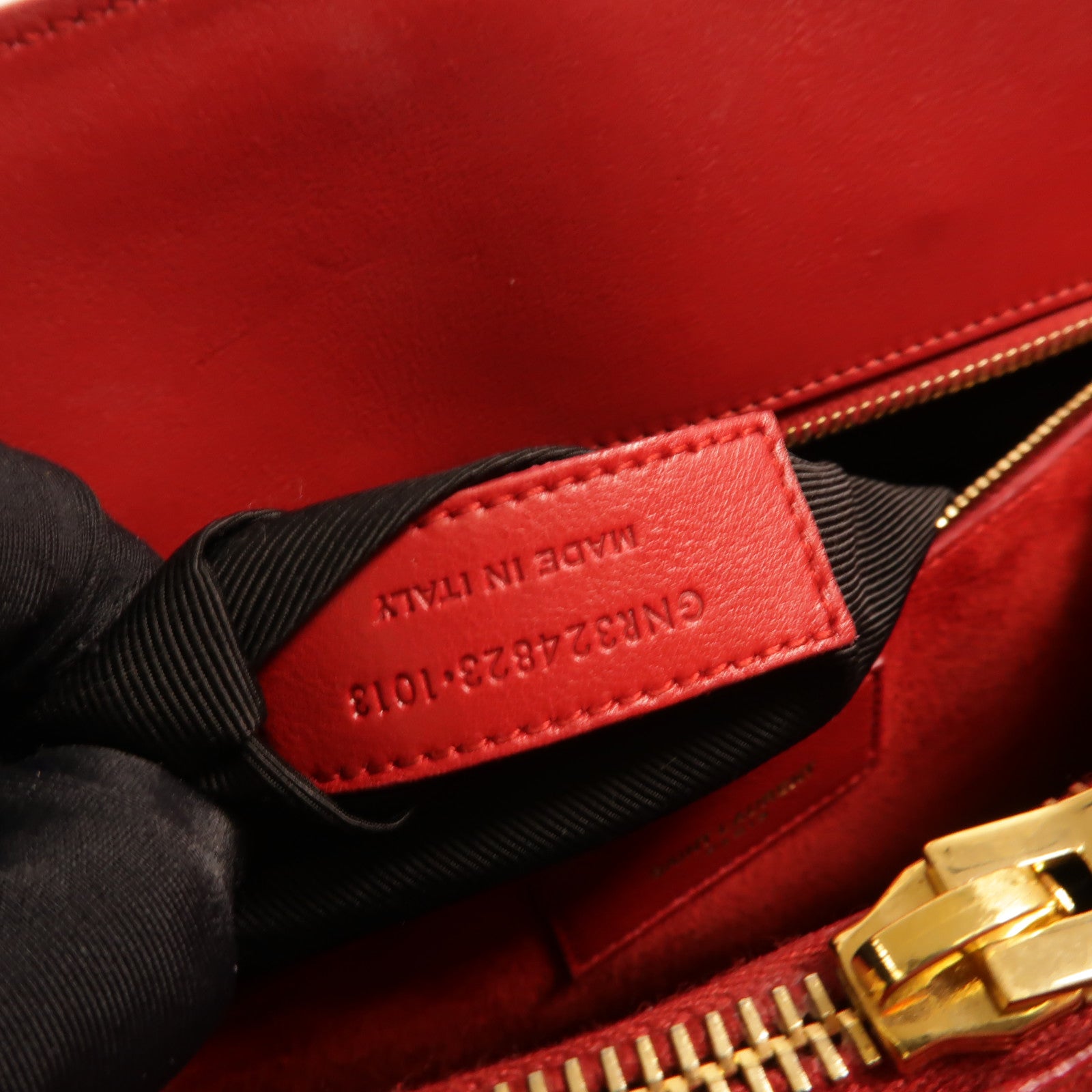 SAINT LAURENT 牛皮皮革Sac De Jour手挽肩背兩用袋