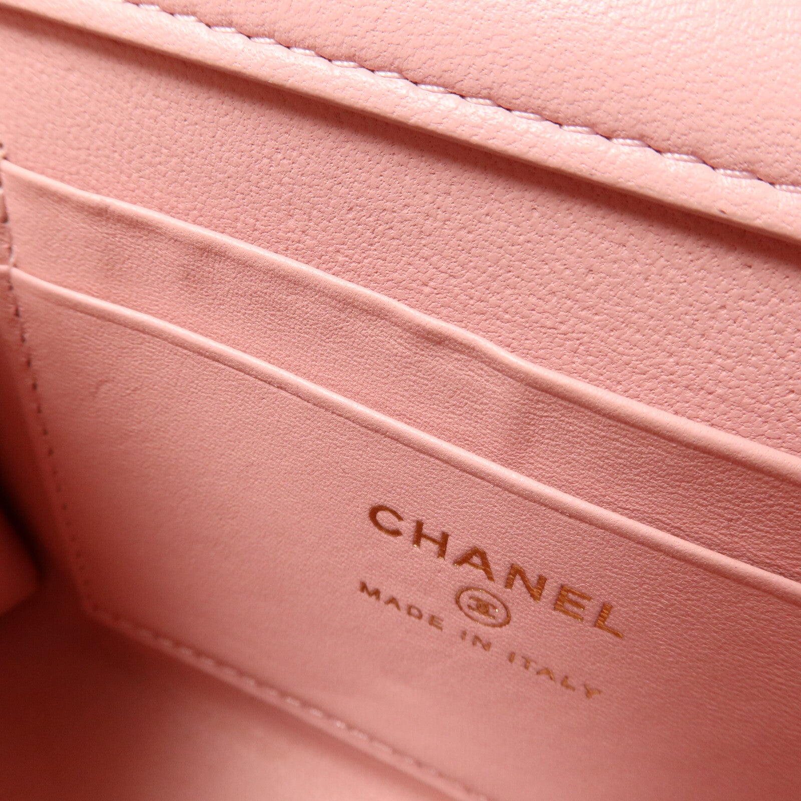 CHANEL 羊皮皮革Mini Top Handle鏈帶手挽肩背兩用袋