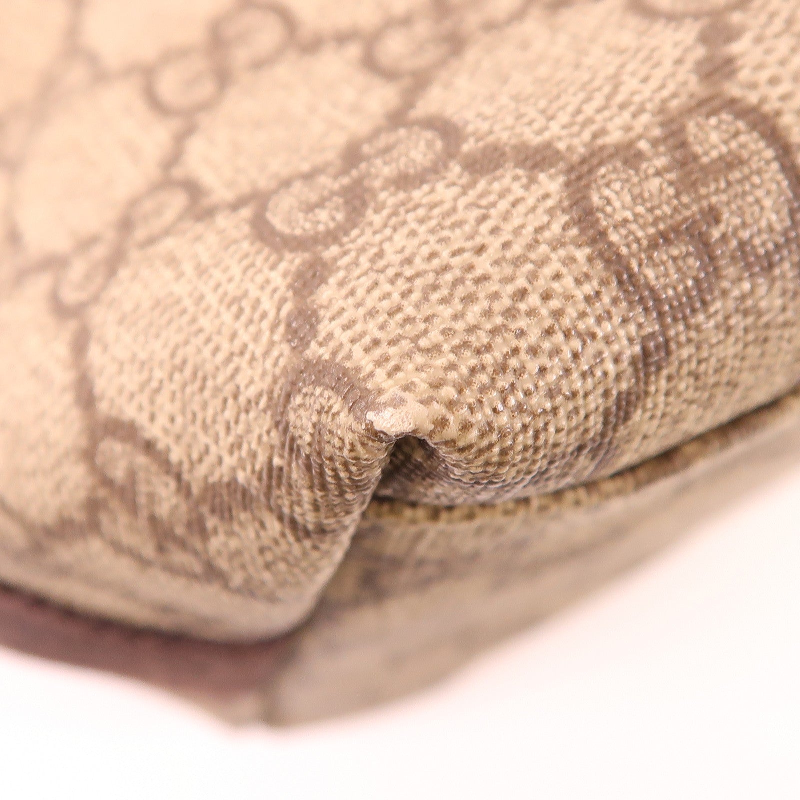 GUCCI 【激減優惠】塗層帆布Messenger銀扣肩背袋