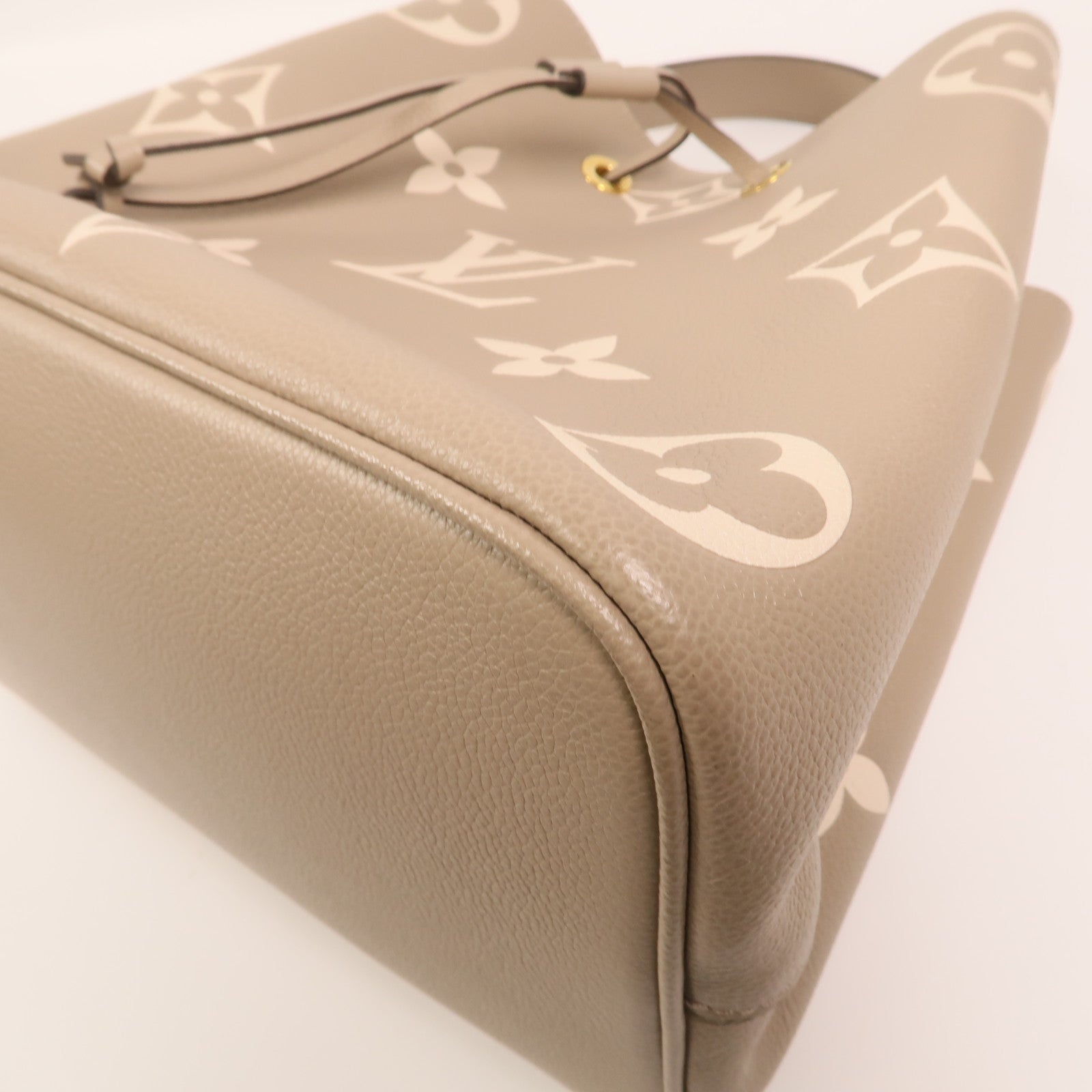 LOUIS VUITTON Monogram Empreinte NeoNoe MM金扣手挽肩背兩用袋