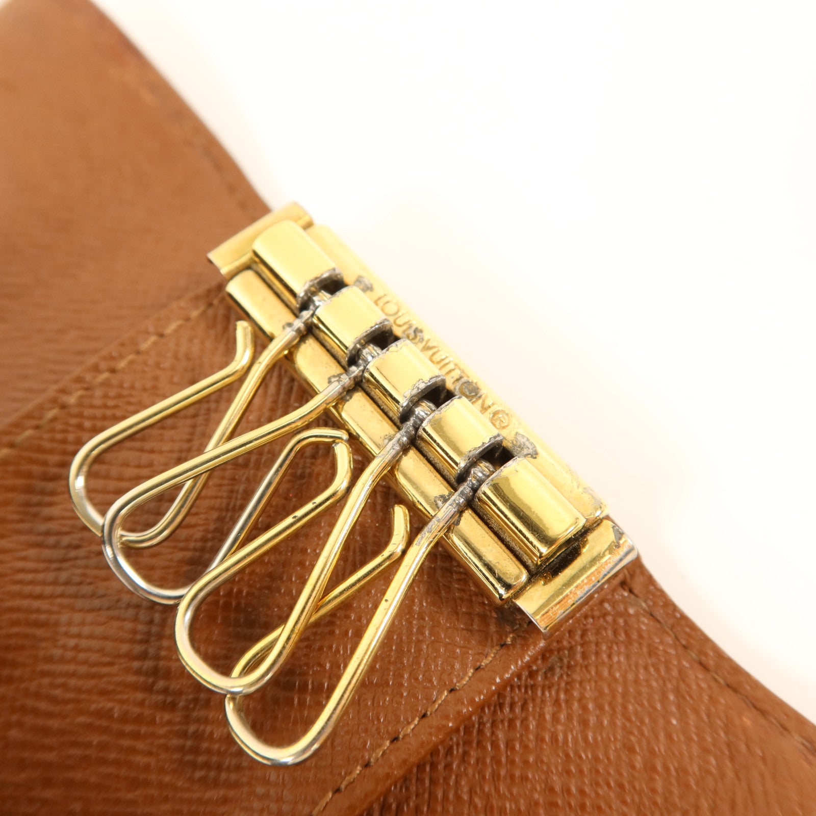 LOUIS VUITTON Monogram 4 Key Holder金扣鎖匙包