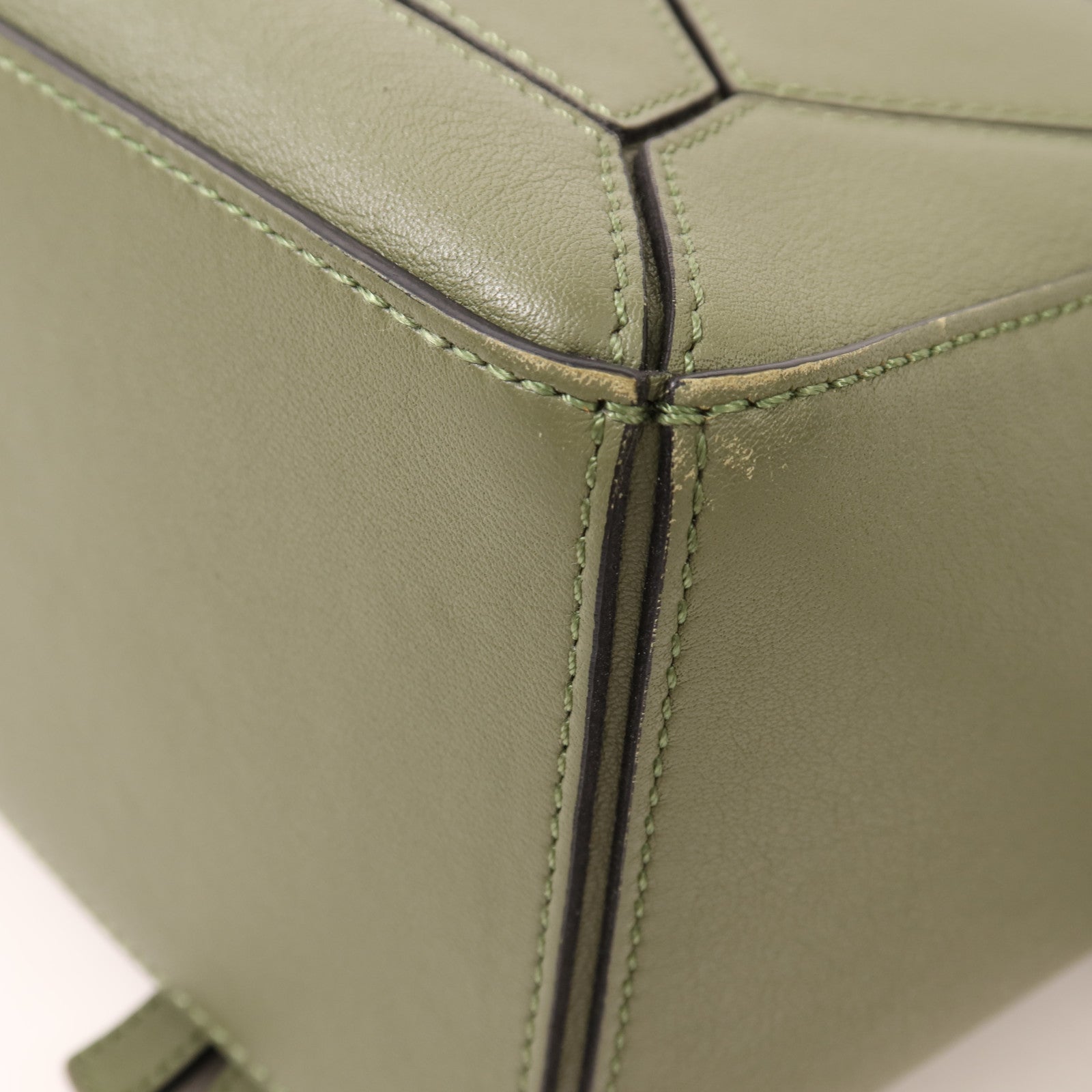 LOEWE 牛皮皮革Small Puzzle Bag銀扣手挽肩背兩用袋