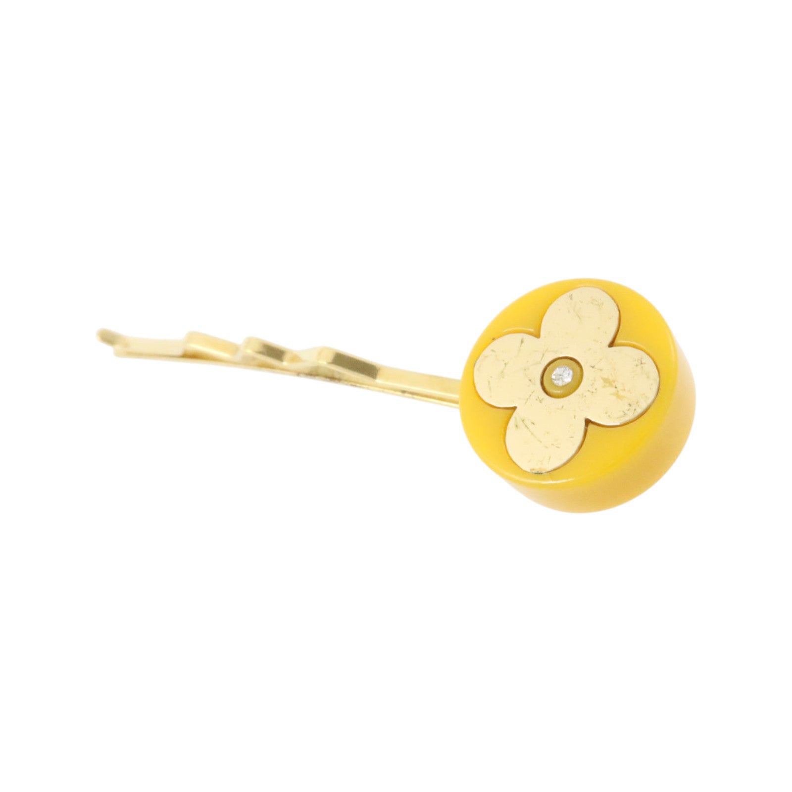 LOUIS VUITTON 金屬/琺瑯/PVC Hair Clip髮夾