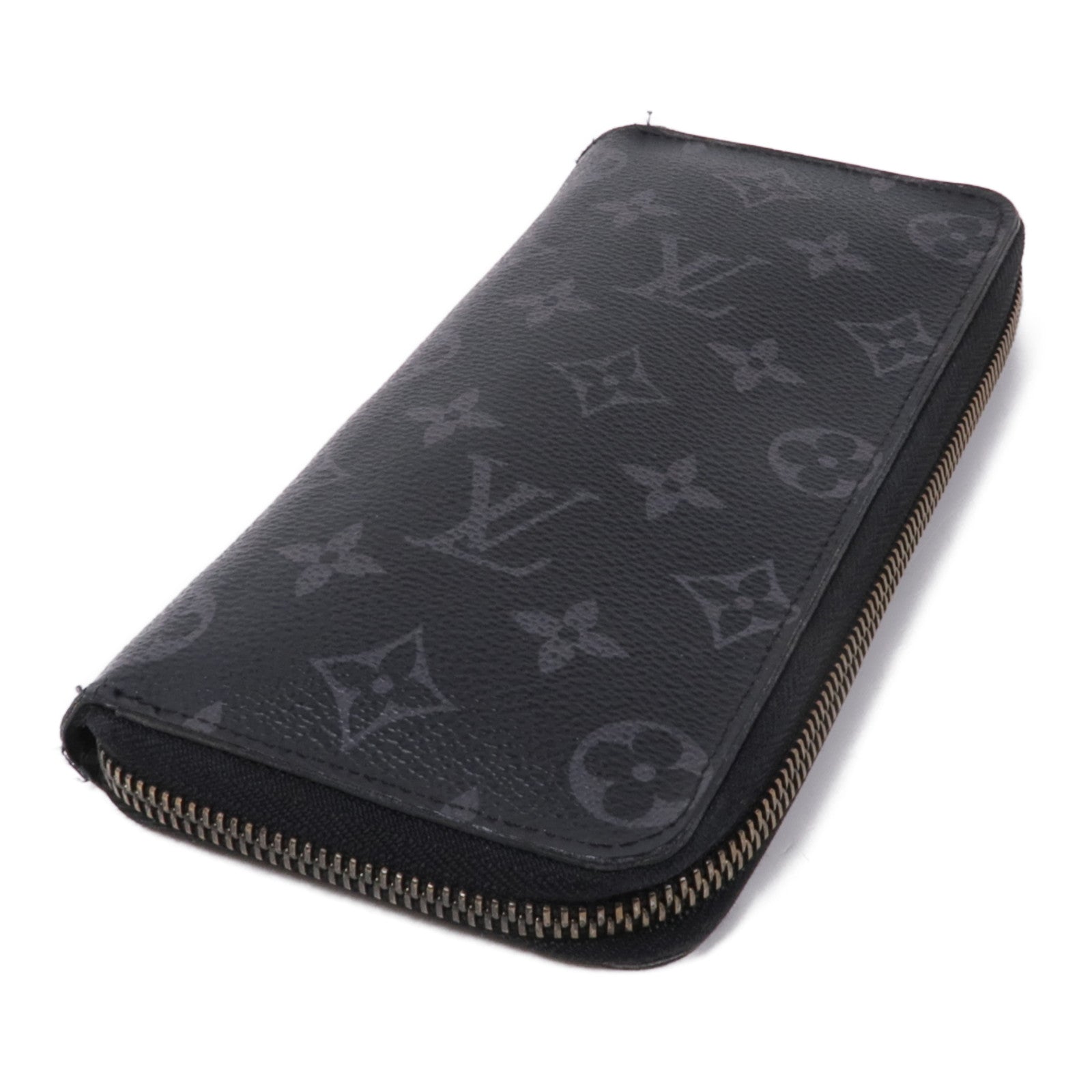 LOUIS VUITTON LV Zippy Wallet Vertical Long Wallet M62295 Monogram Eclipse