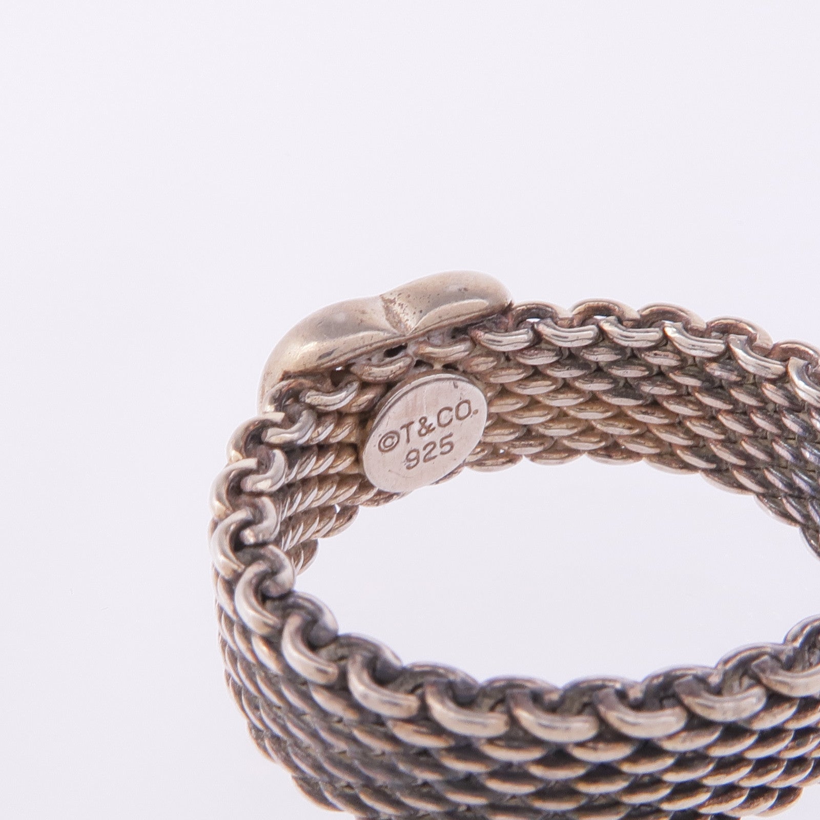 TIFFANY＆CO 925純銀Estate Somerset Ring戒指US#5.75