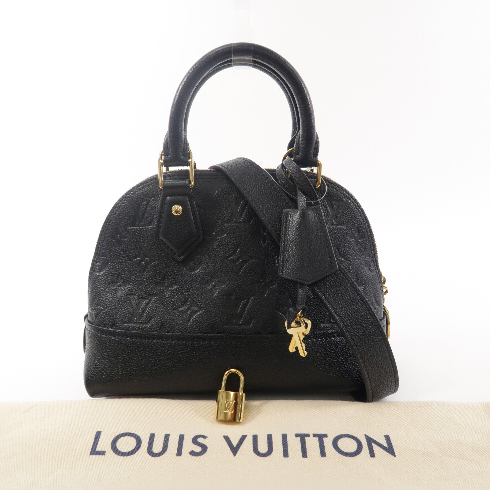 LOUIS VUITTON Monogram Empreinte Neo Alma BB手挽肩背兩用袋