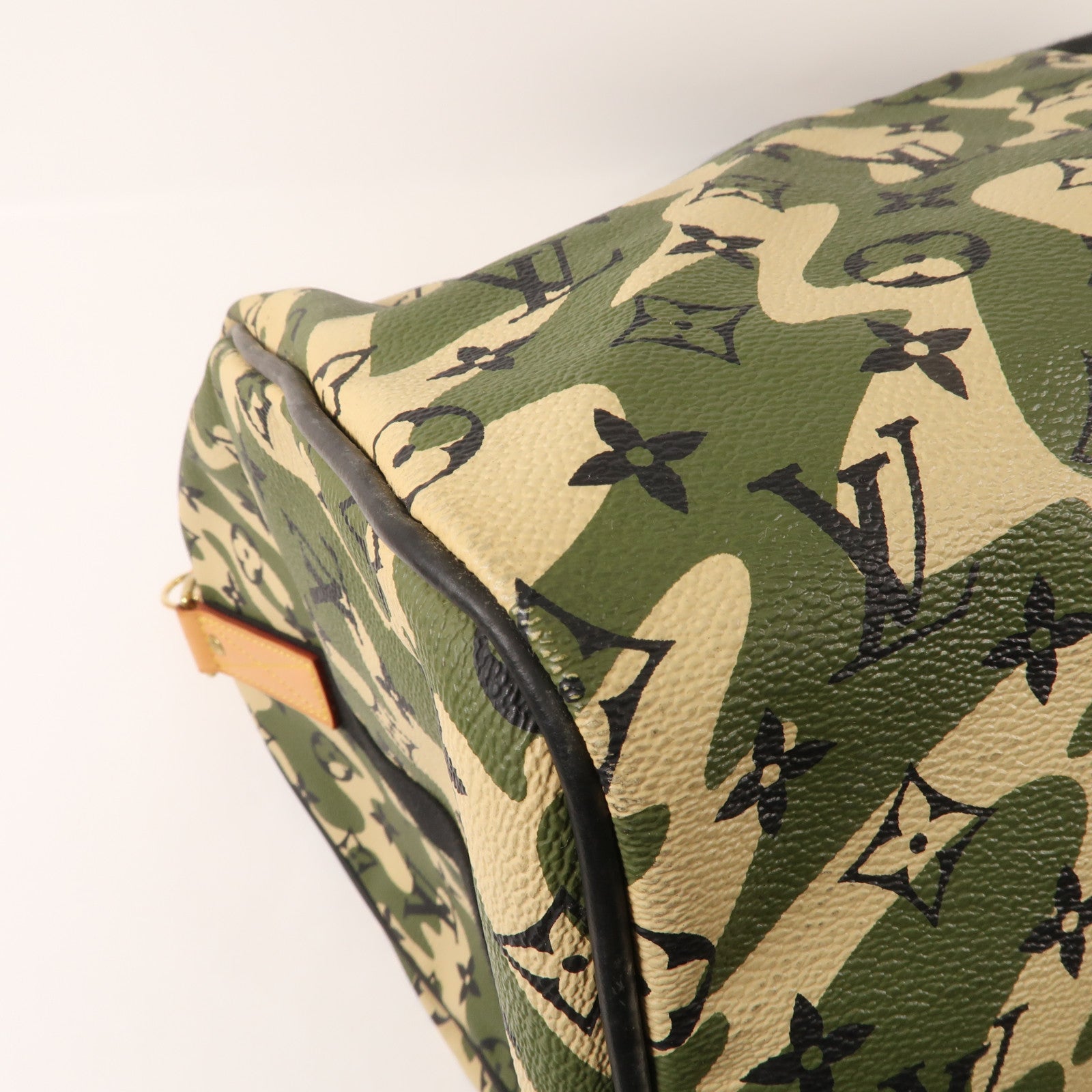 LOUIS VUITTON Monogramouflage Keepall Bandoulie 55金扣手挽肩背兩用袋 55