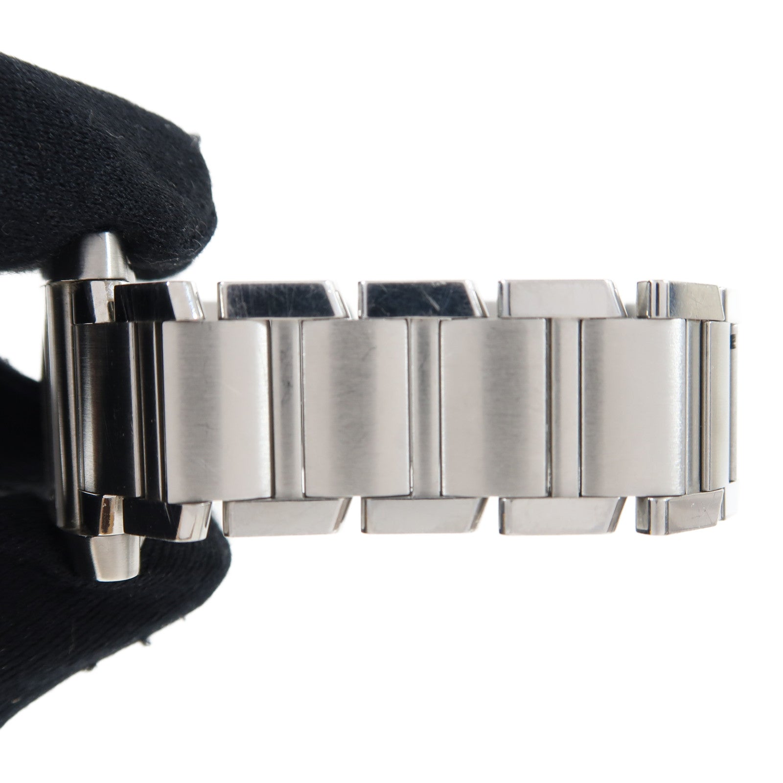 CARTIER Tank Francaise不鏽鋼手錶自動機芯銀色