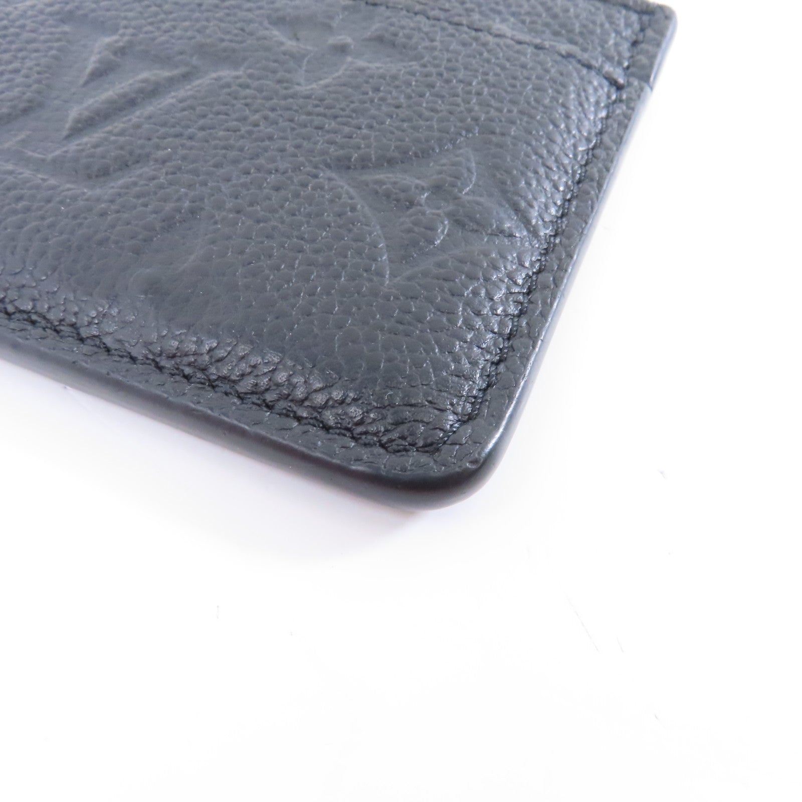 LOUIS VUITTON Monogram Empreinte Card Case卡片套黑色