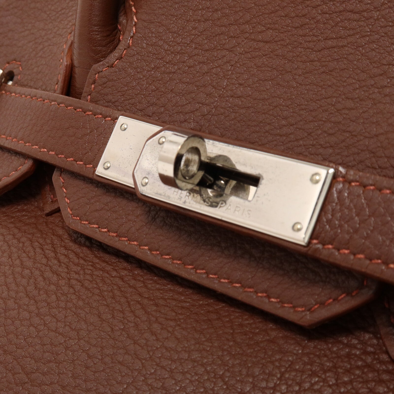 HERMES Togo皮革Birkin 30手挽袋Noisette
