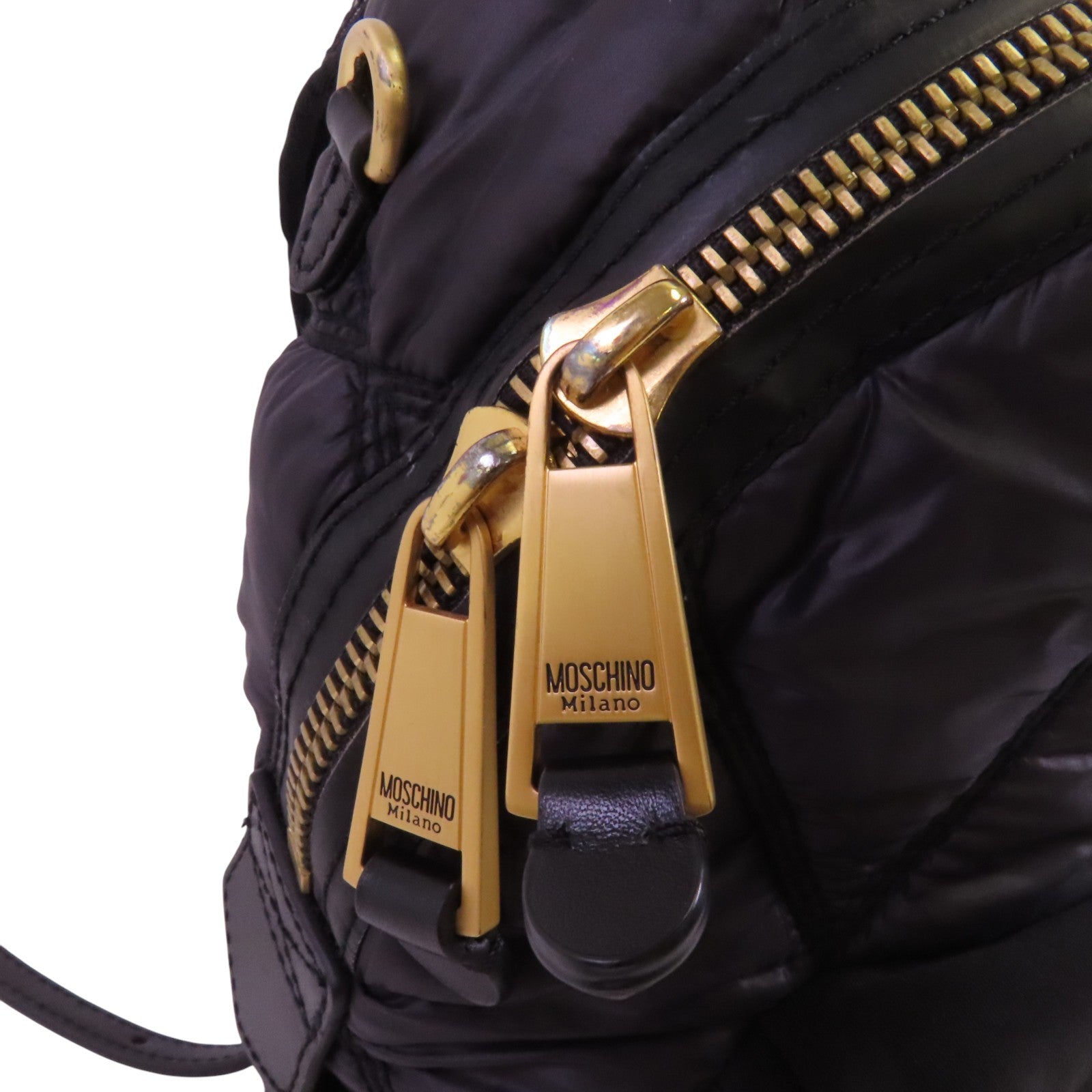 MOSCHINO 尼龍Backpack金扣背包