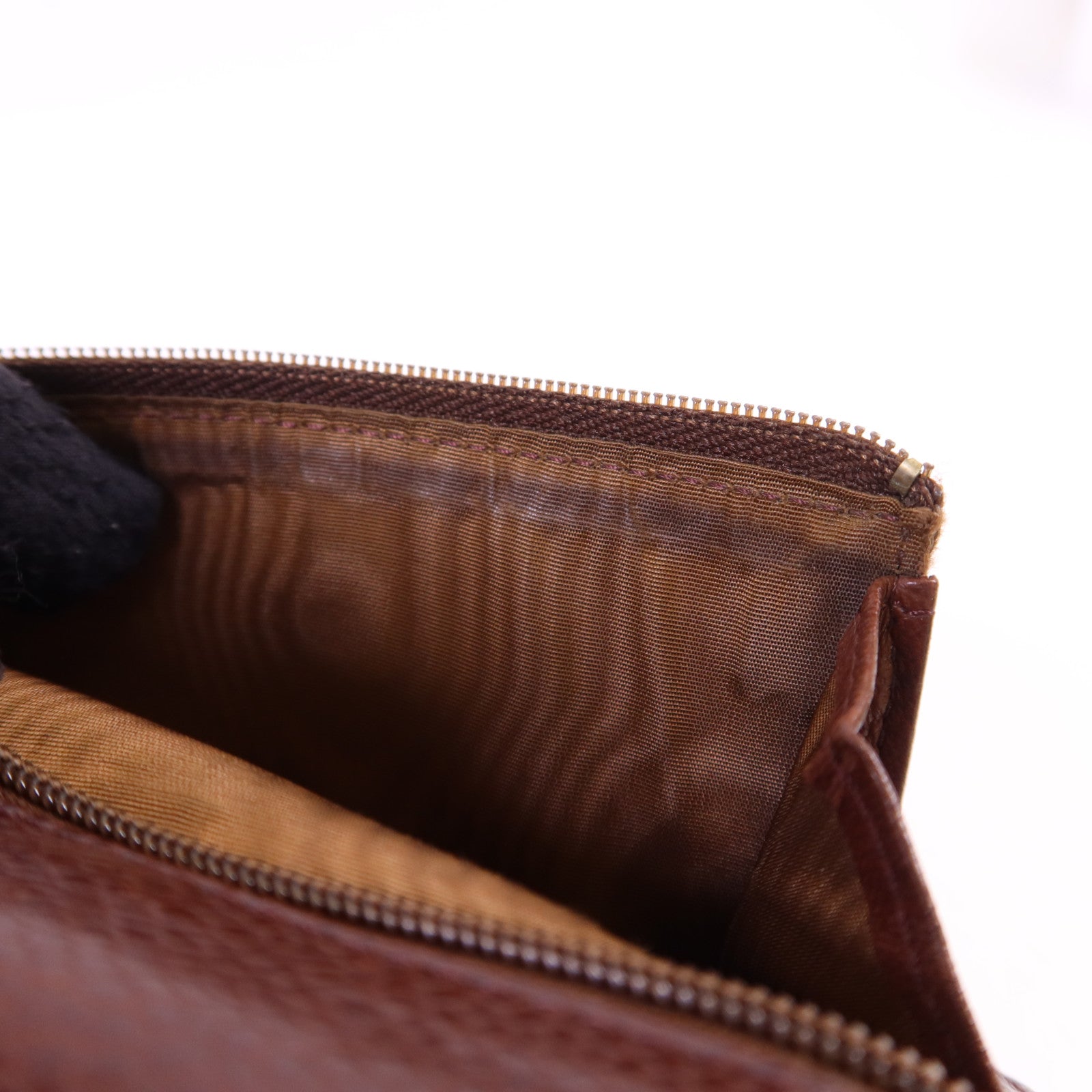 CHANEL 牛皮皮革Bifold Wallet金扣錢包