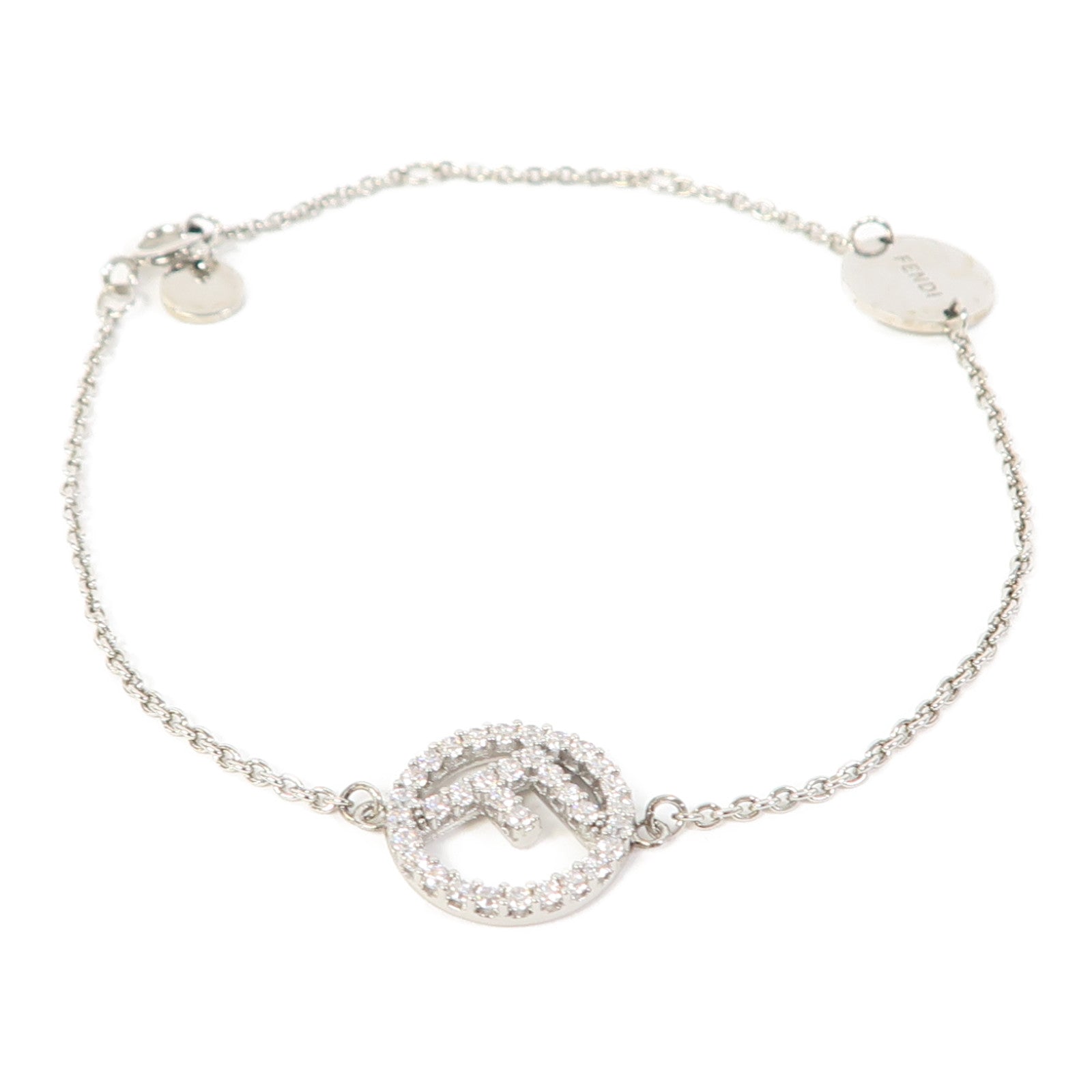 FENDI 金屬Bracelet手鏈銀色