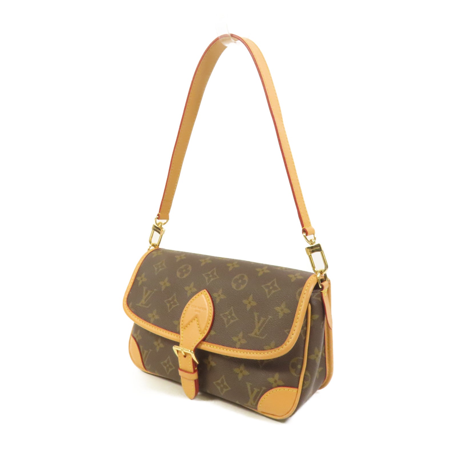 LOUIS VUITTON Monogram Diane金扣手挽肩背兩用袋