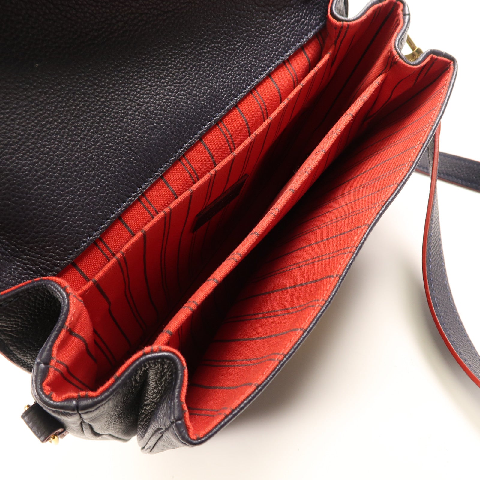 LOUIS VUITTON Monogram Empreinte Pochette Metis金扣手挽肩背兩用袋