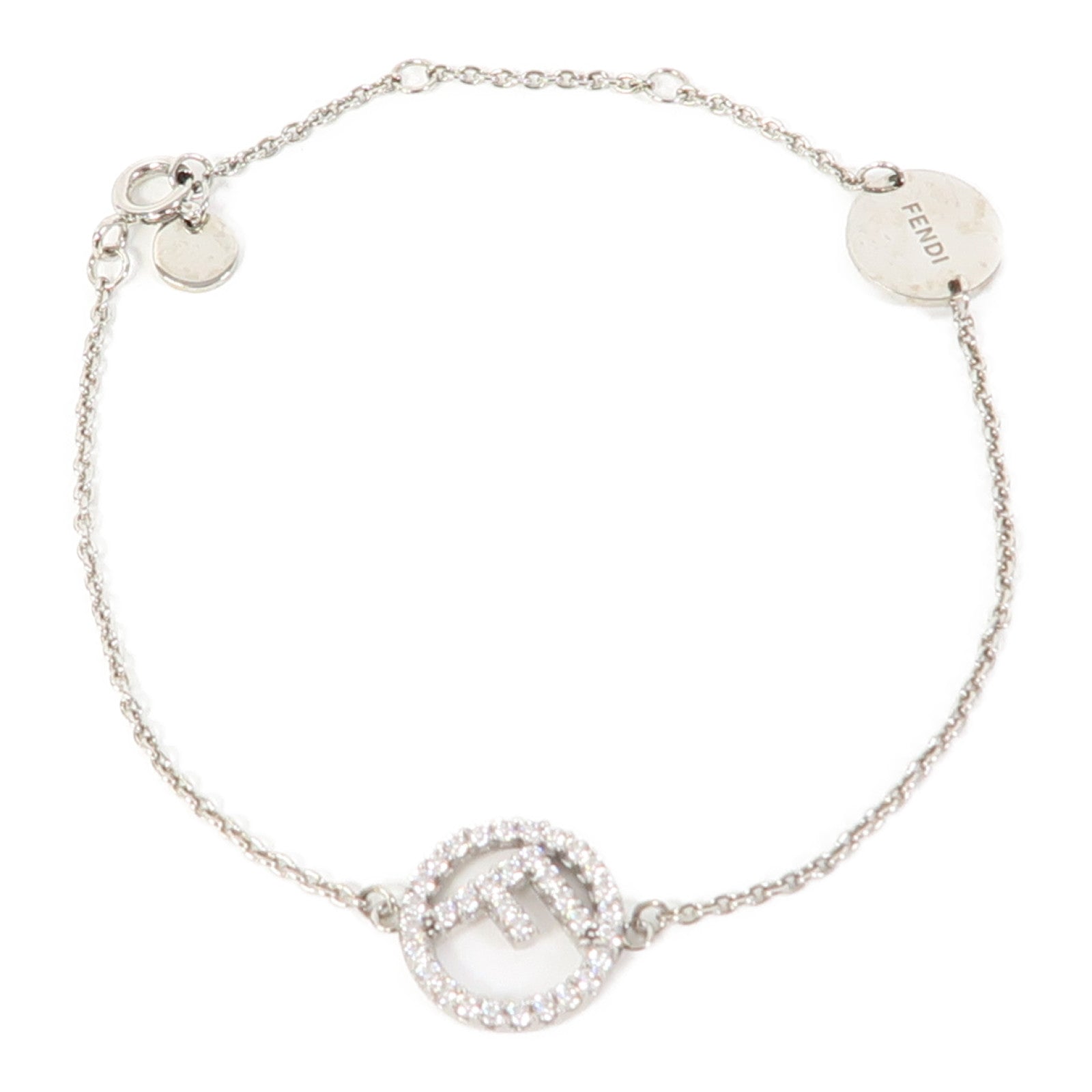 FENDI 金屬Bracelet手鏈銀色
