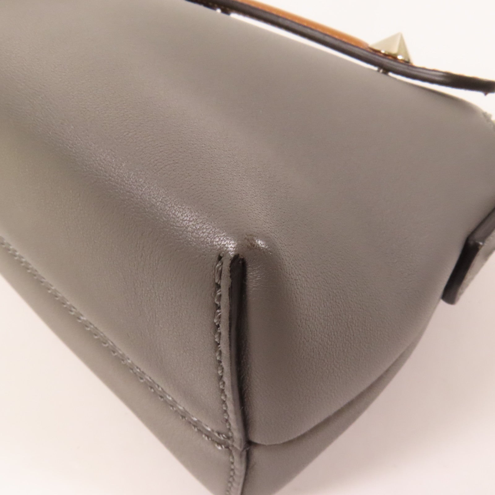 FENDI 牛皮皮革By The Way Mini銀扣手挽肩背兩用袋