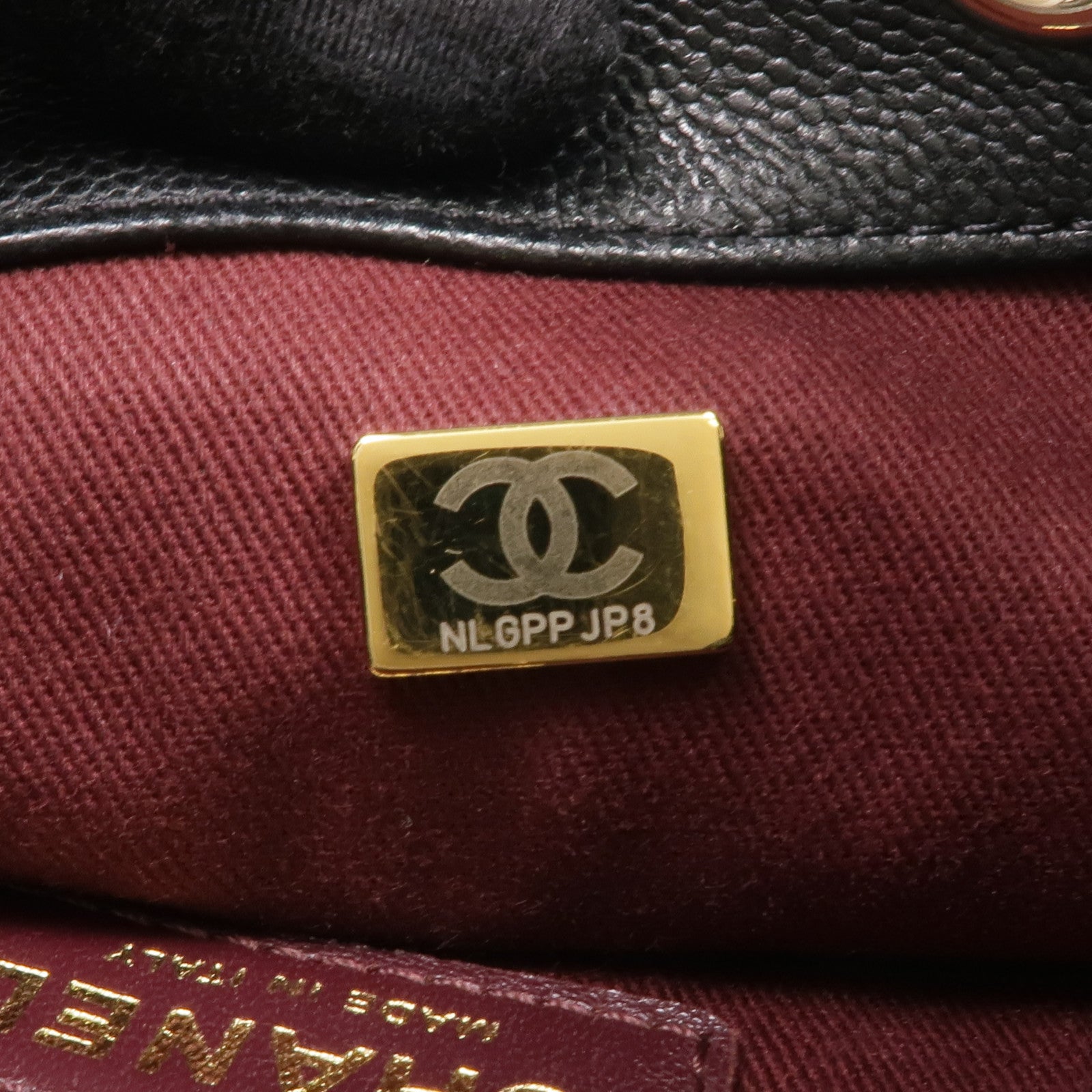 CHANEL 牛皮皮革Materasse Shoulder Bag金扣鏈帶肩背袋