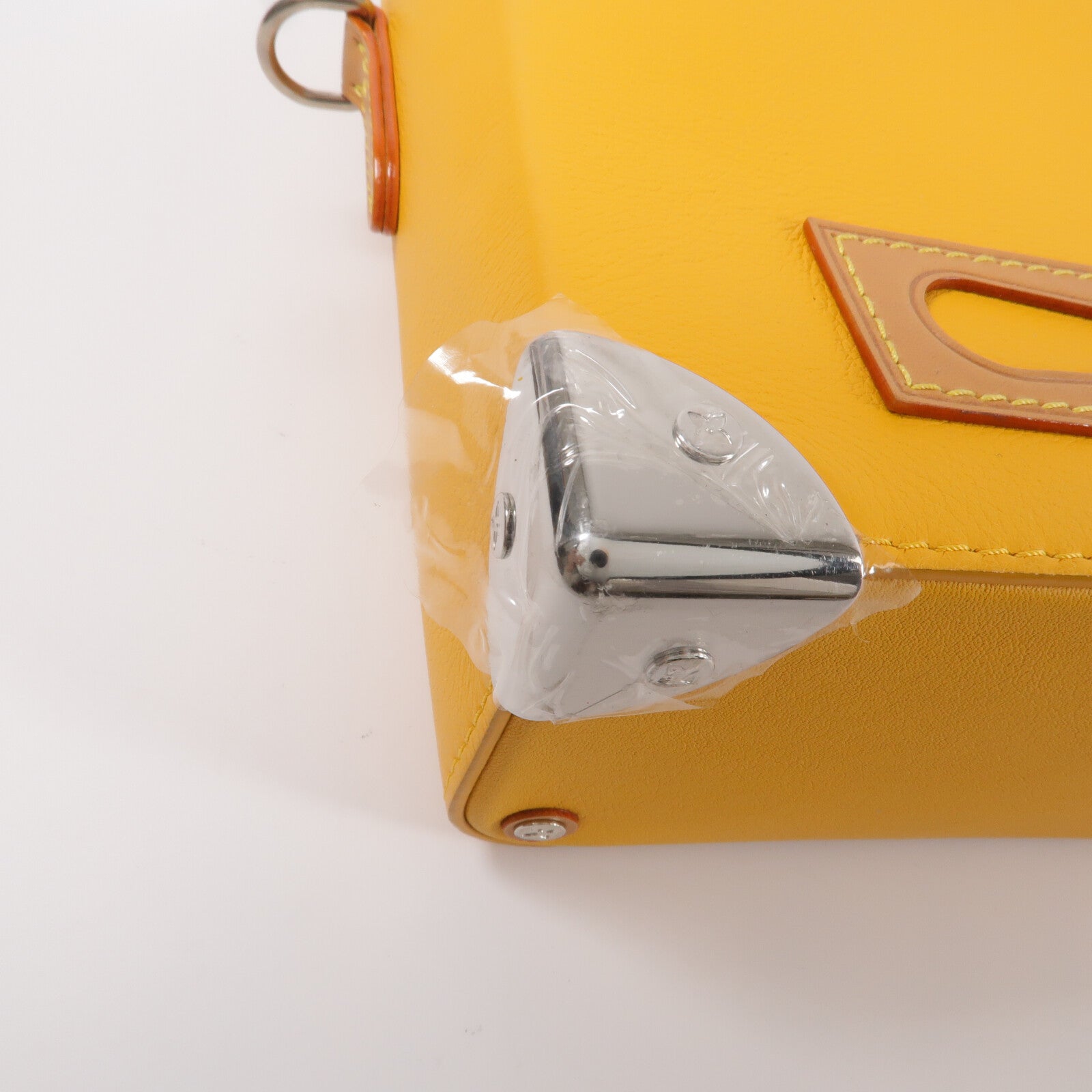 LOUIS VUITTON 牛皮皮革Vertical Box Trunk手挽肩背兩用袋