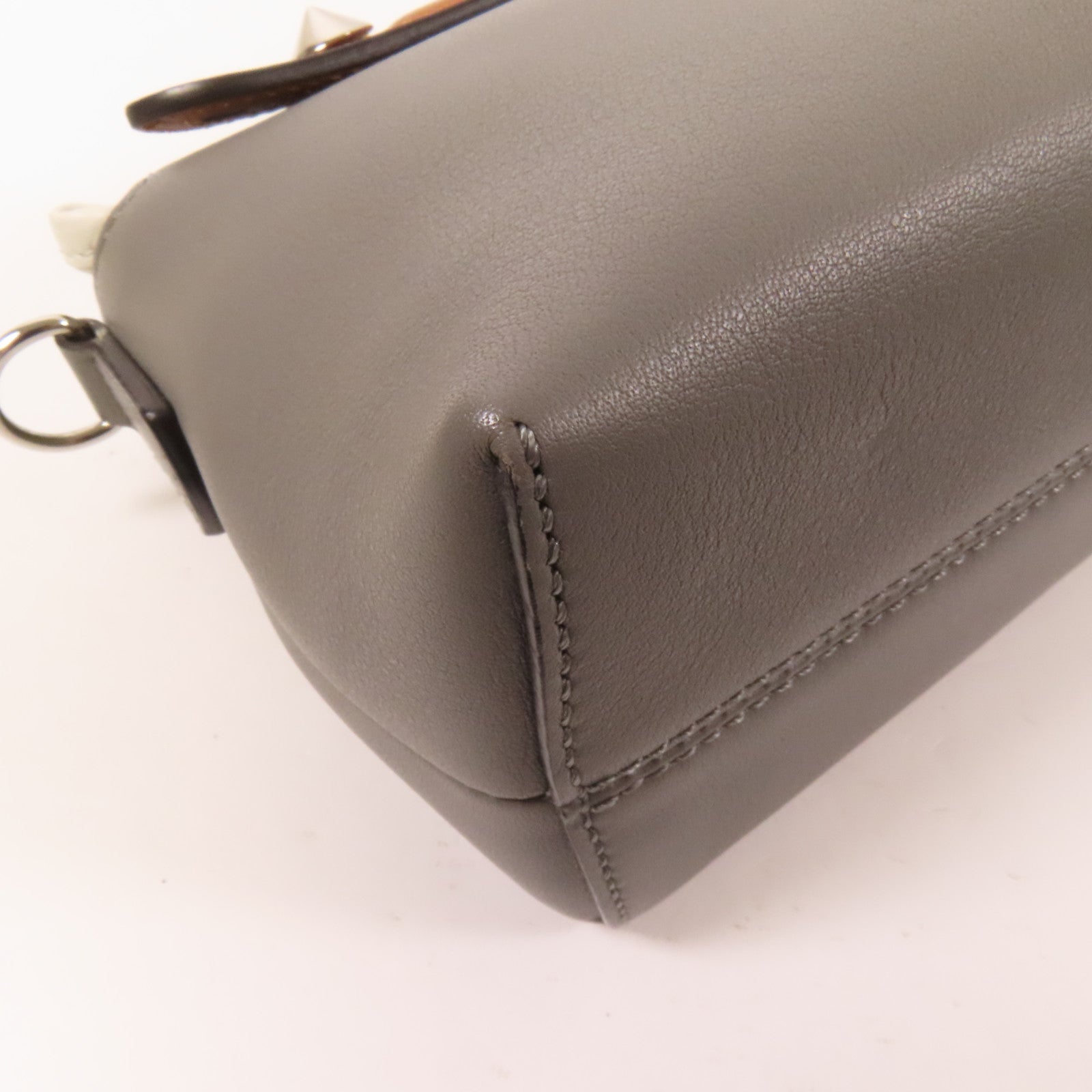 FENDI 牛皮皮革By The Way Mini銀扣手挽肩背兩用袋